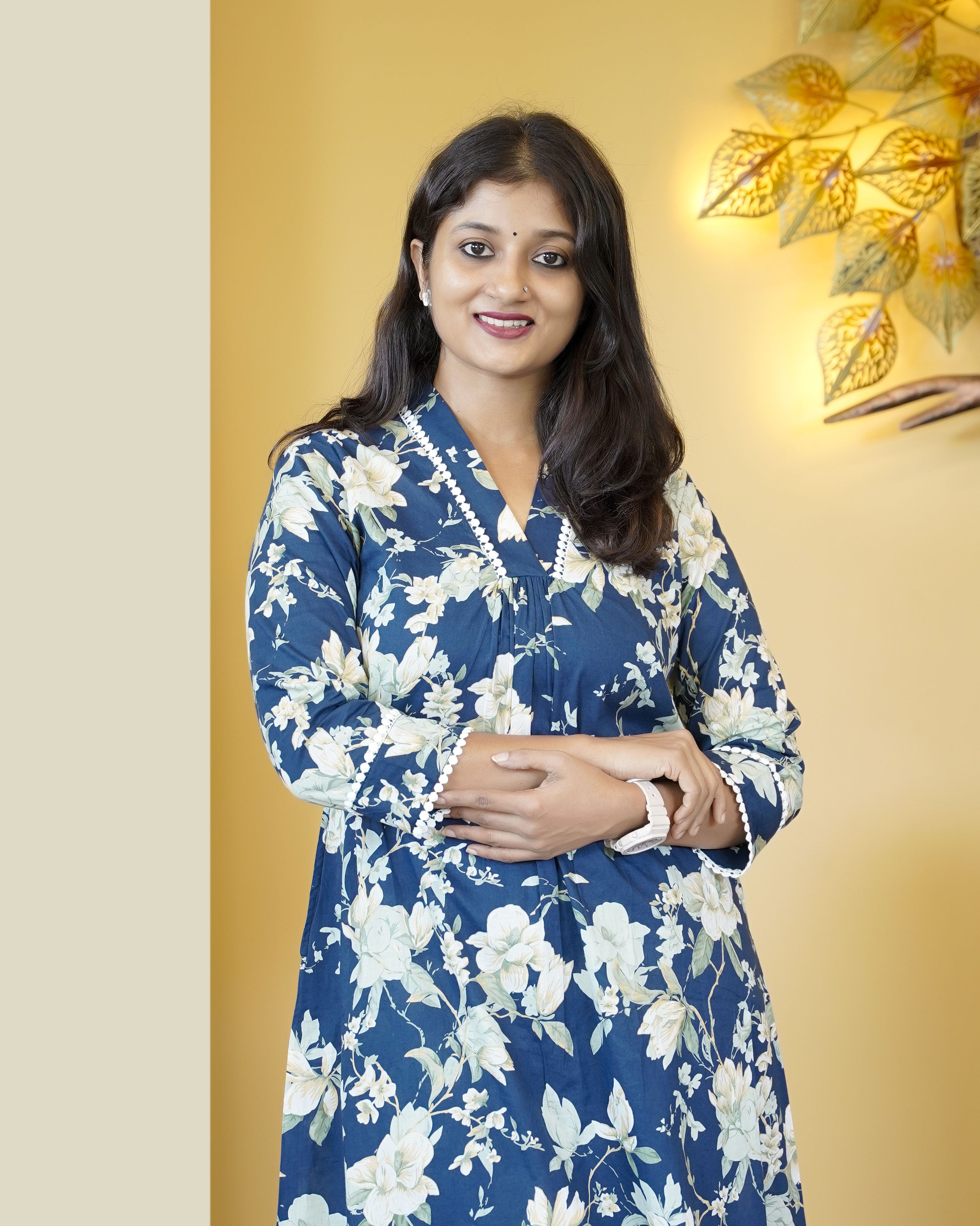 Load image into Gallery viewer, Pure Cotton A-Line Co-od set -5305