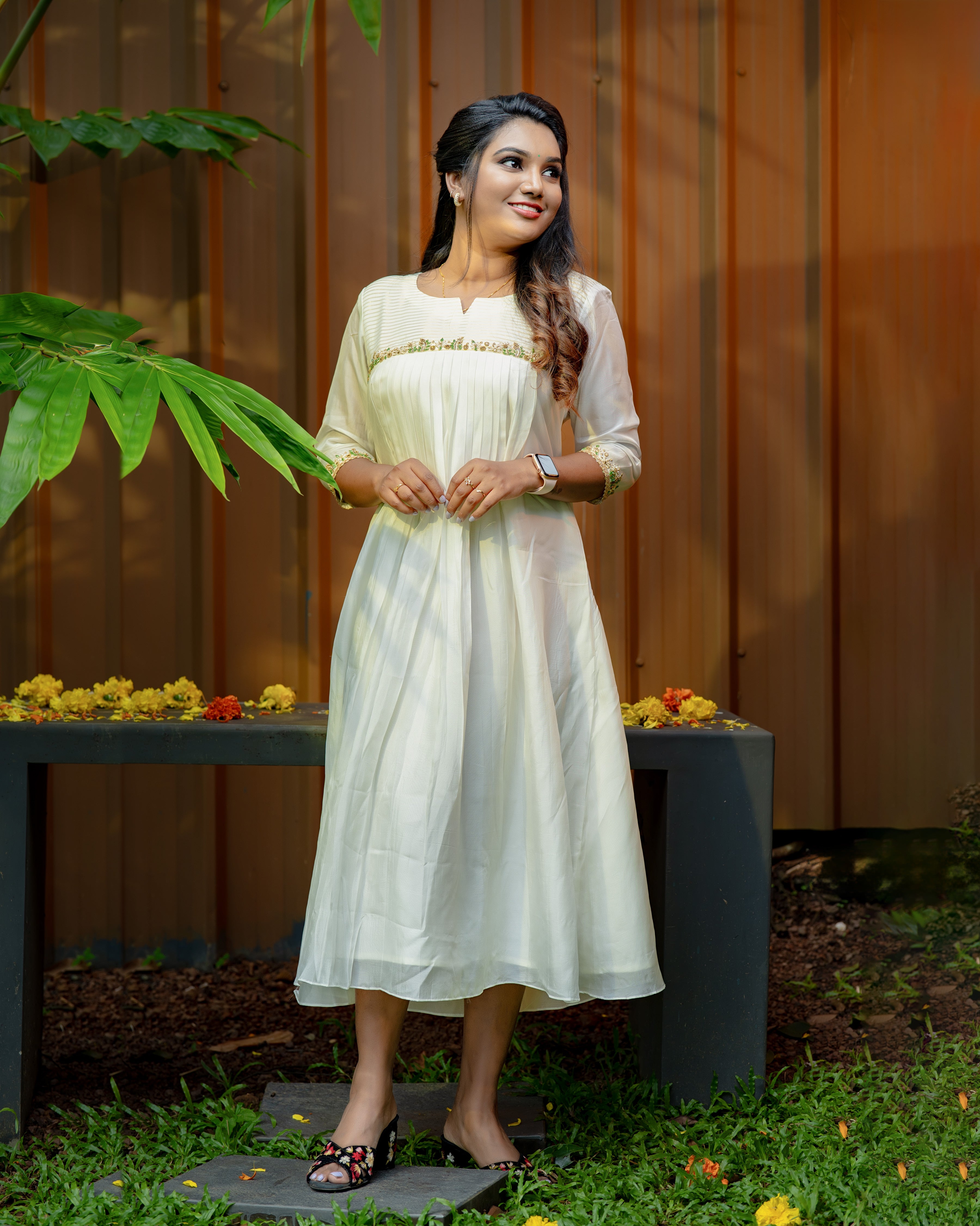 Load image into Gallery viewer, Organza A-line Designer Kurti (Pre-Order)-5113