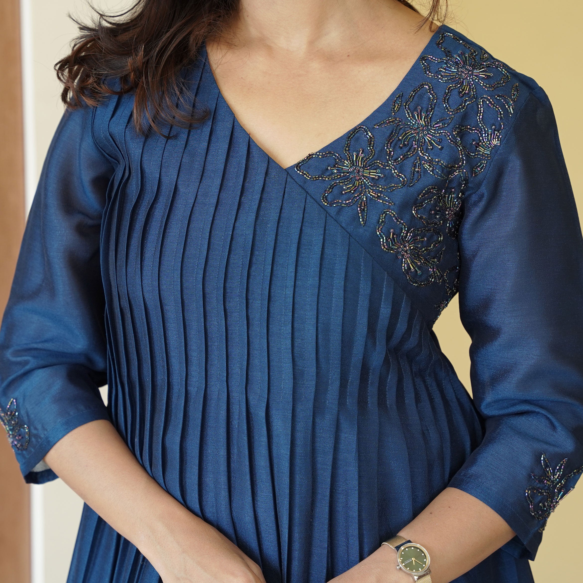 Load image into Gallery viewer, vijithra silk designer kurti (PRE-ORDER) - 4436