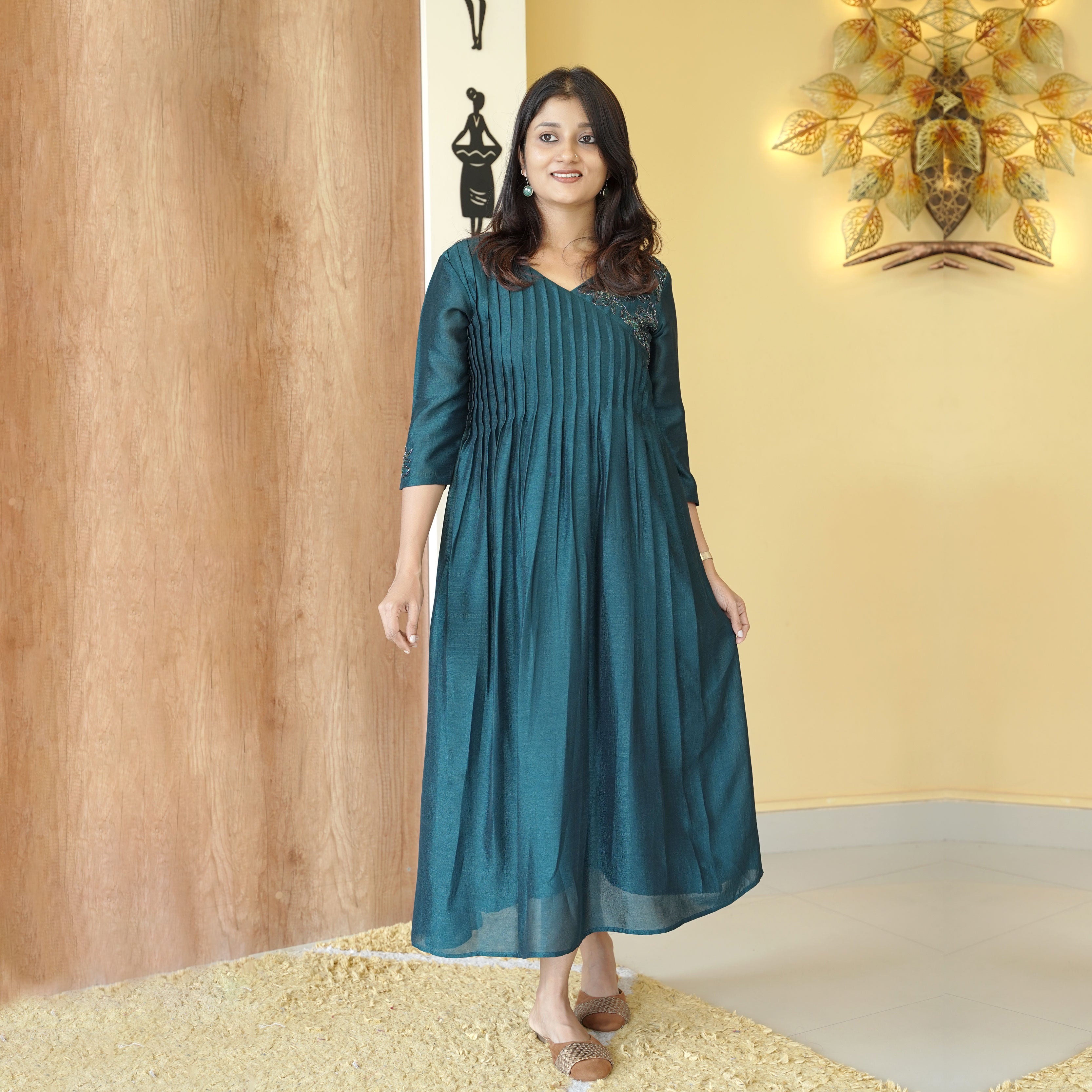 Load image into Gallery viewer, vijithra silk designer kurti (PRE-ORDER) - 4436