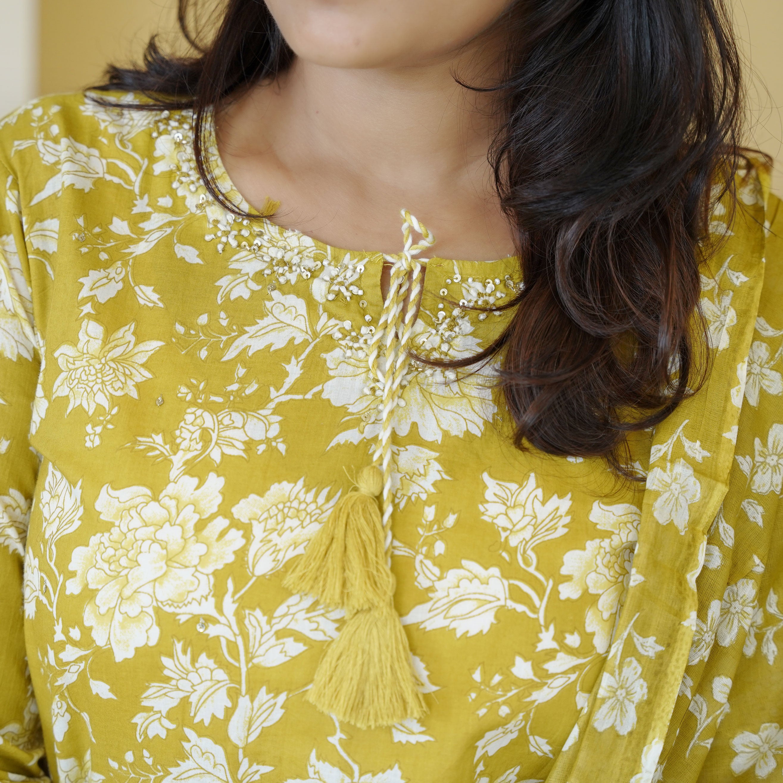 Load image into Gallery viewer, Pure Cotton Kurti set-4444