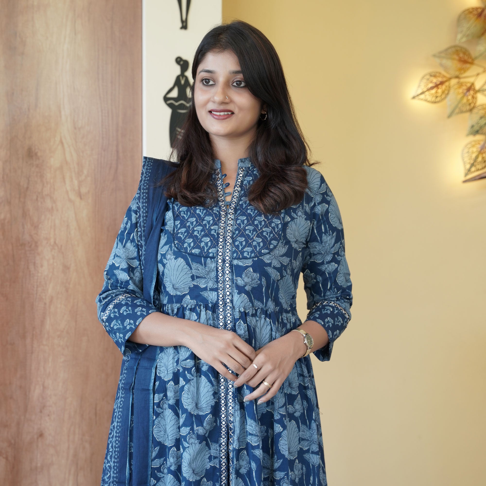 Load image into Gallery viewer, Pure Cotton Kurti Set - 4461