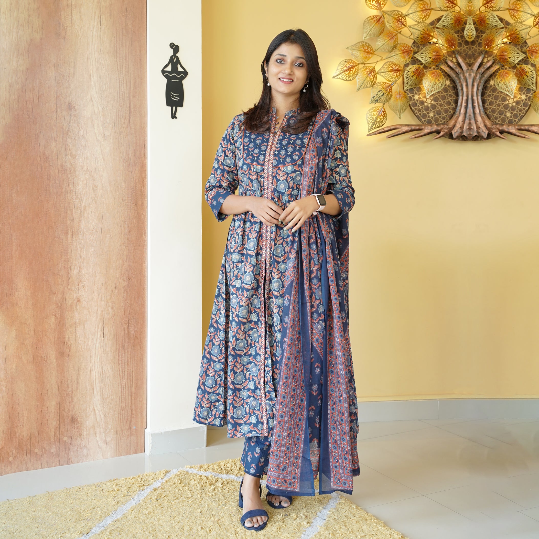 Load image into Gallery viewer, Pure Cotton Kurti Set - 4461