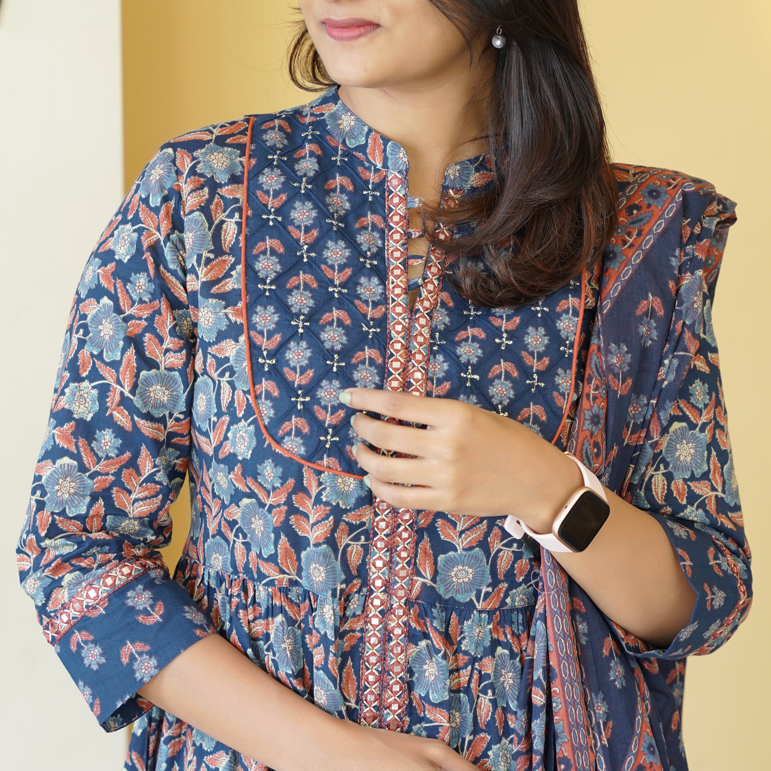 Load image into Gallery viewer, Pure Cotton Kurti Set - 4461