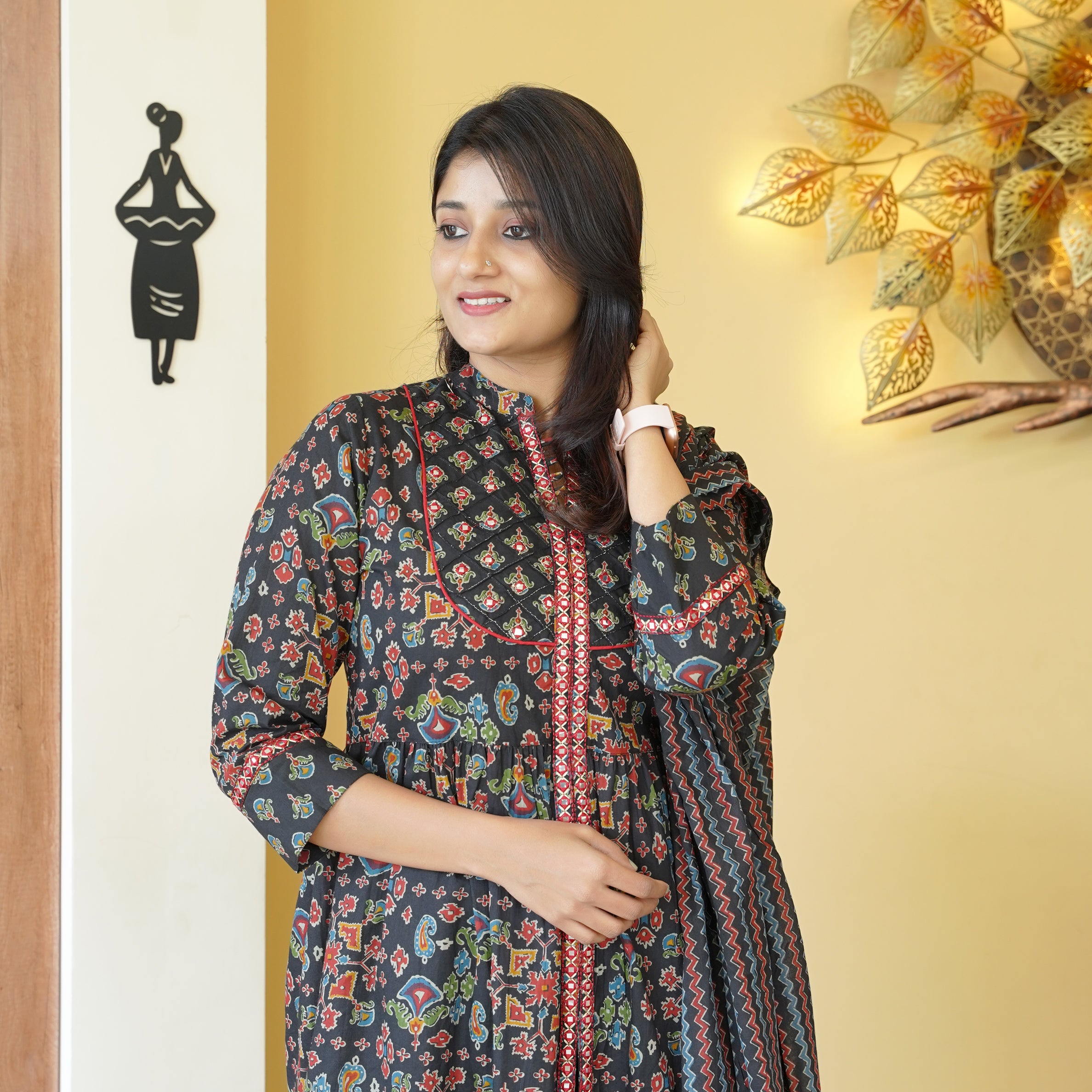 Load image into Gallery viewer, Pure Cotton Kurti Set - 4461