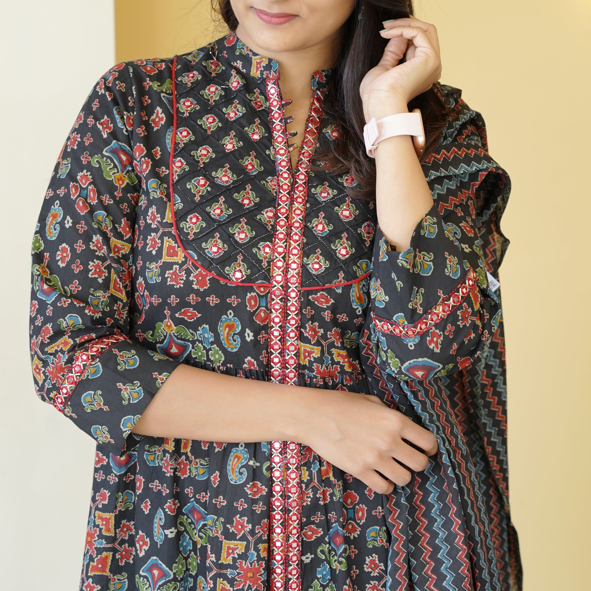 Load image into Gallery viewer, Pure Cotton Kurti Set - 4461