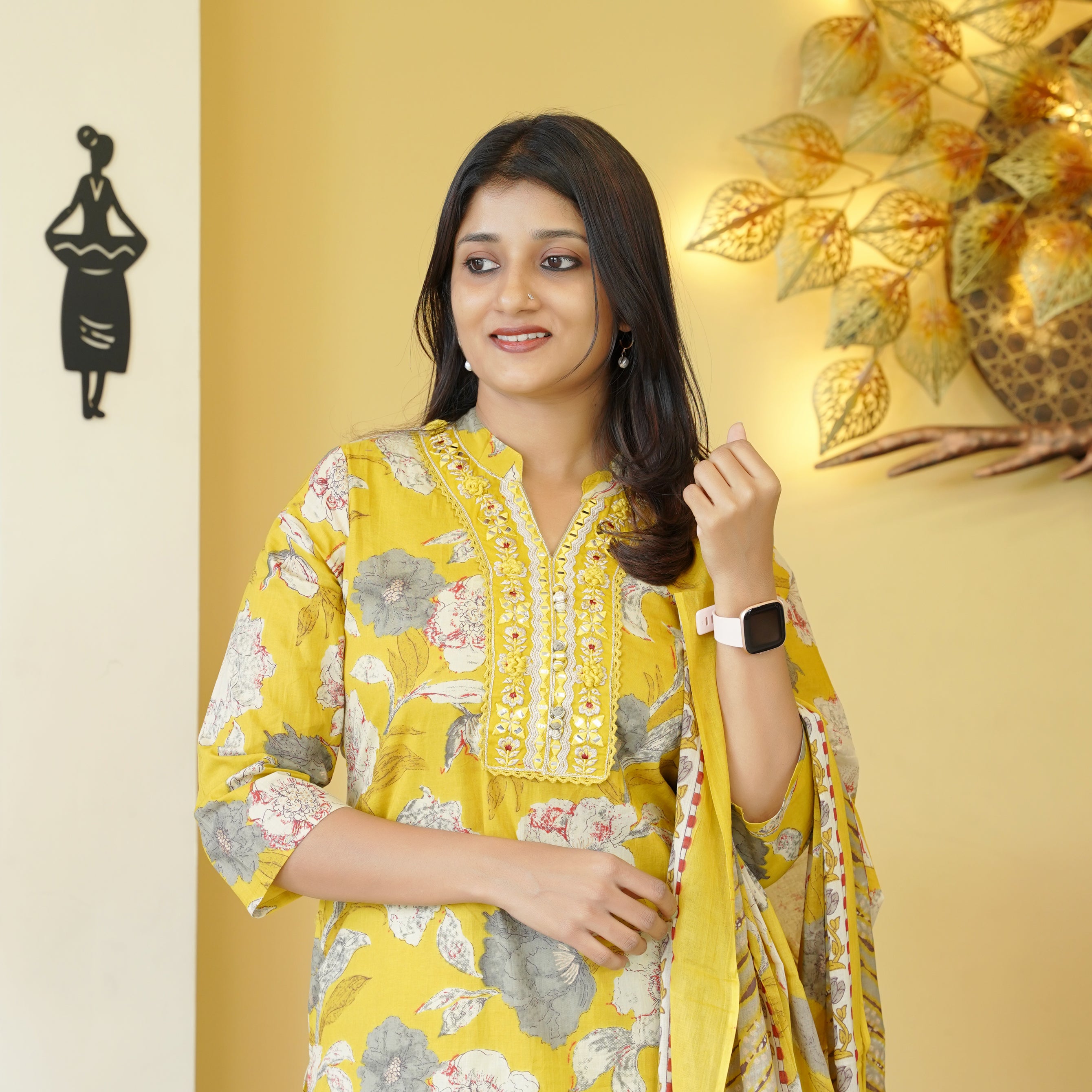 Load image into Gallery viewer, Pure Cotton Kurti Set - 4223