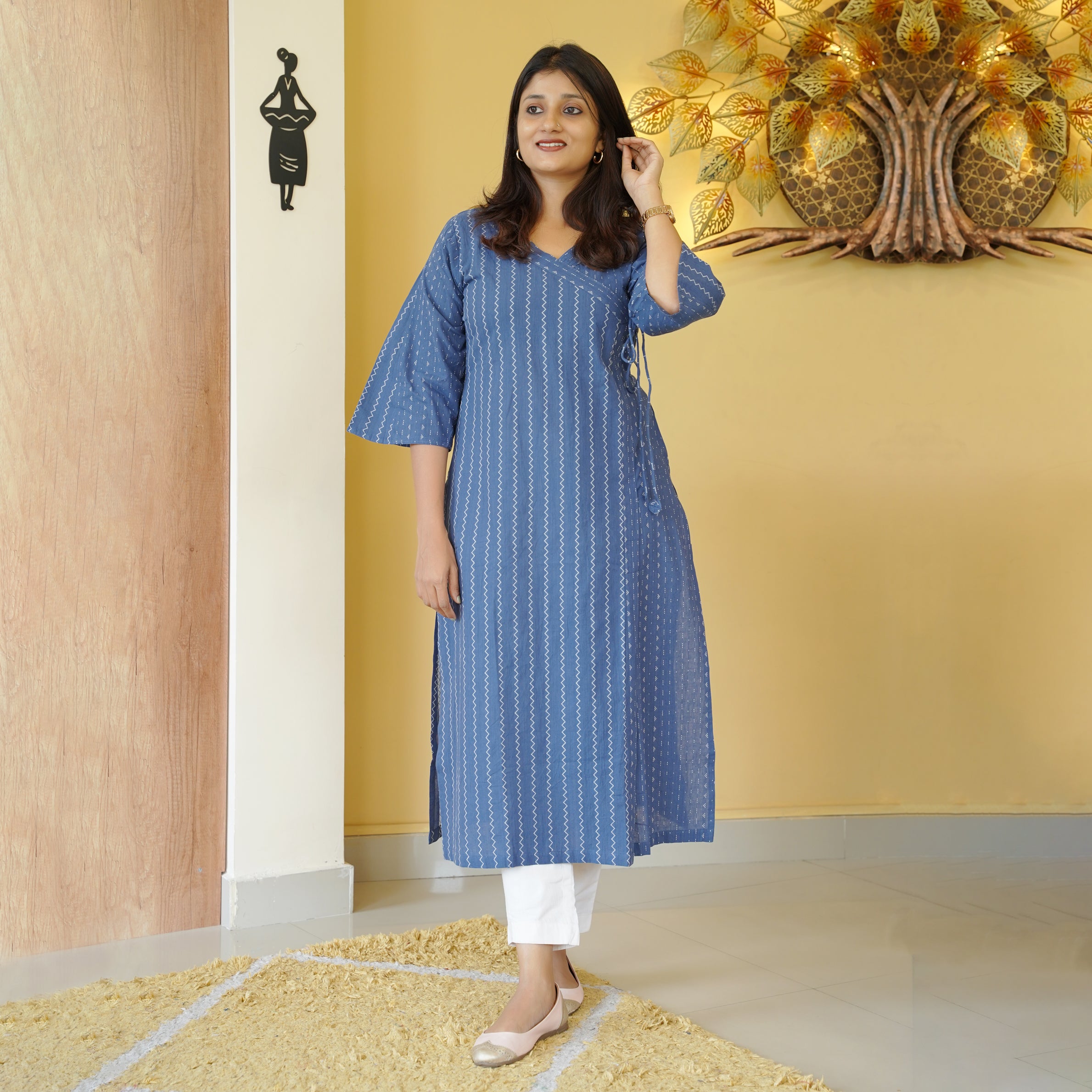 Load image into Gallery viewer, Pure Cotton Kurti - 4366