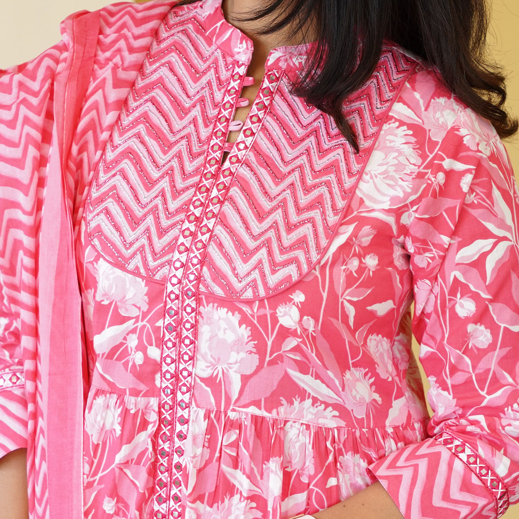 Load image into Gallery viewer, pure cotton kurti set-4468