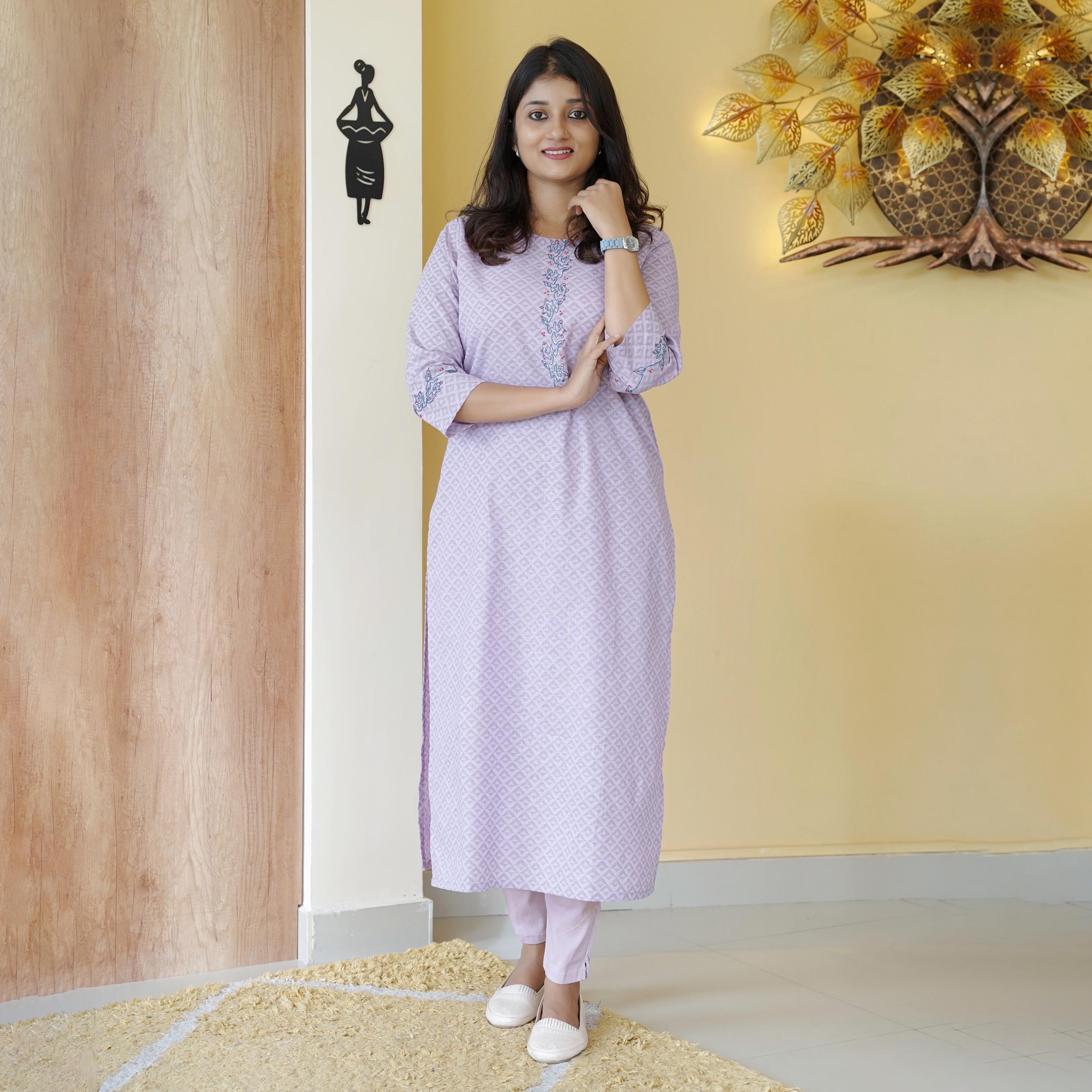 Load image into Gallery viewer, Pure Cotton Printed Kurti-4502
