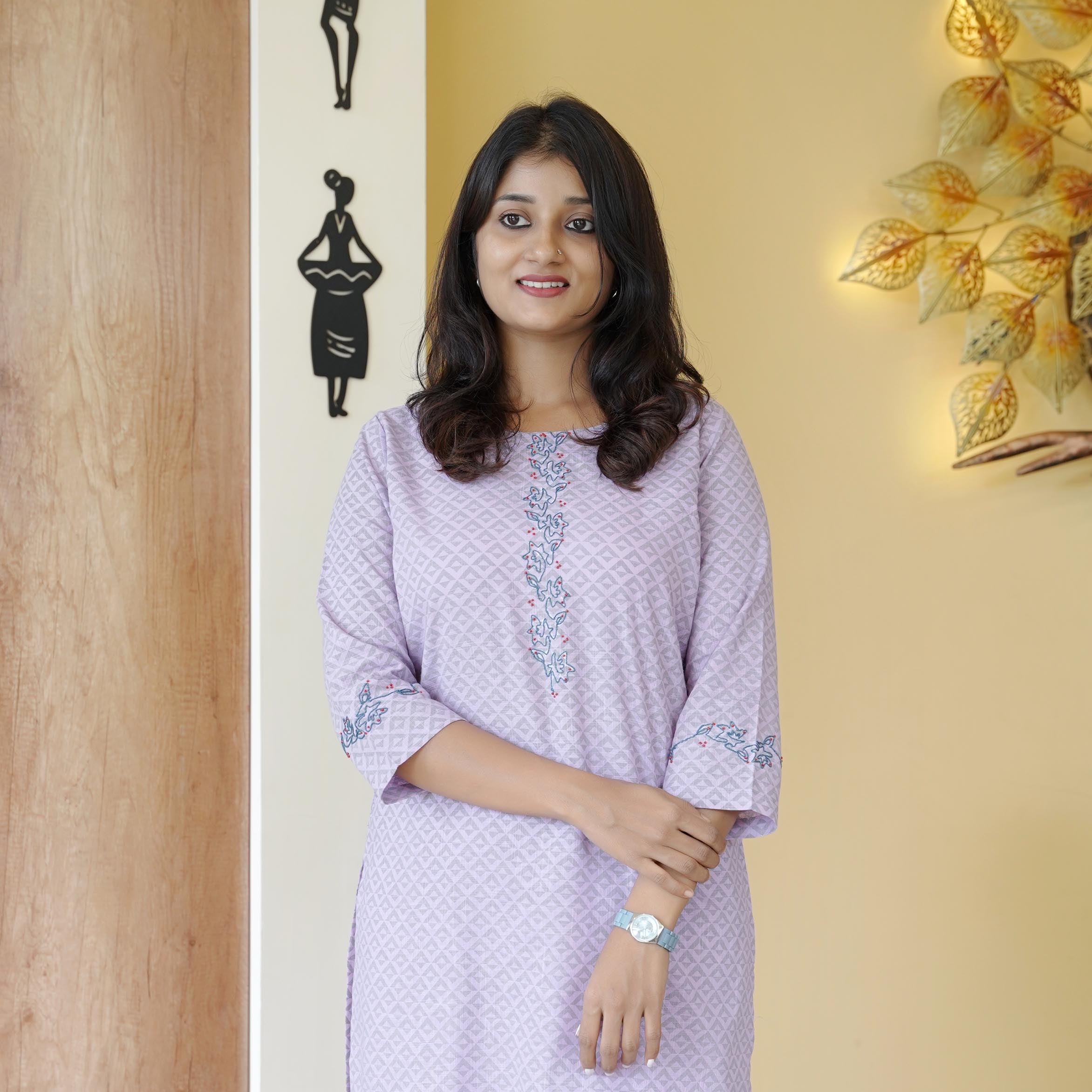 Load image into Gallery viewer, Pure Cotton Printed Kurti-4502