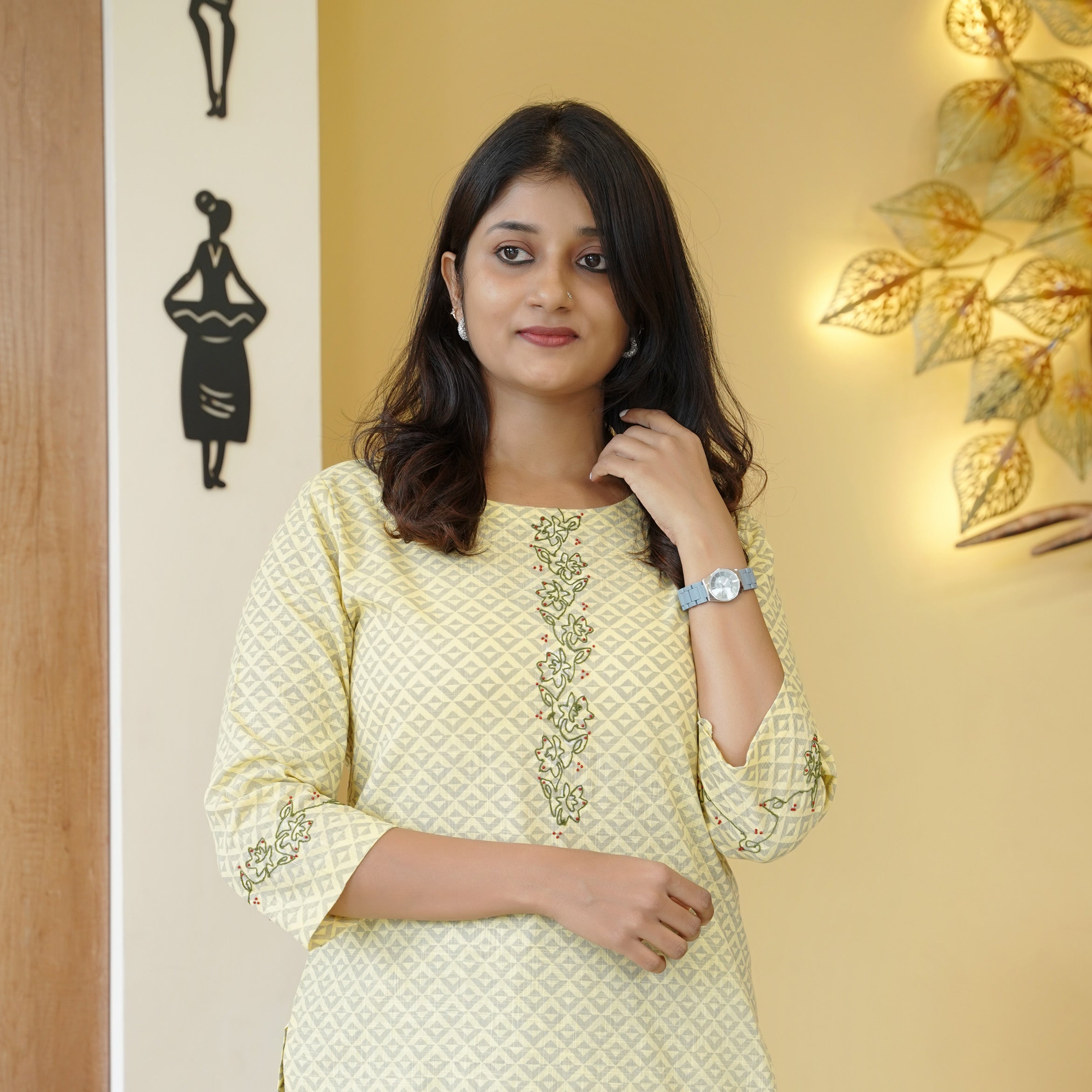 Load image into Gallery viewer, Pure Cotton Printed Kurti-4502