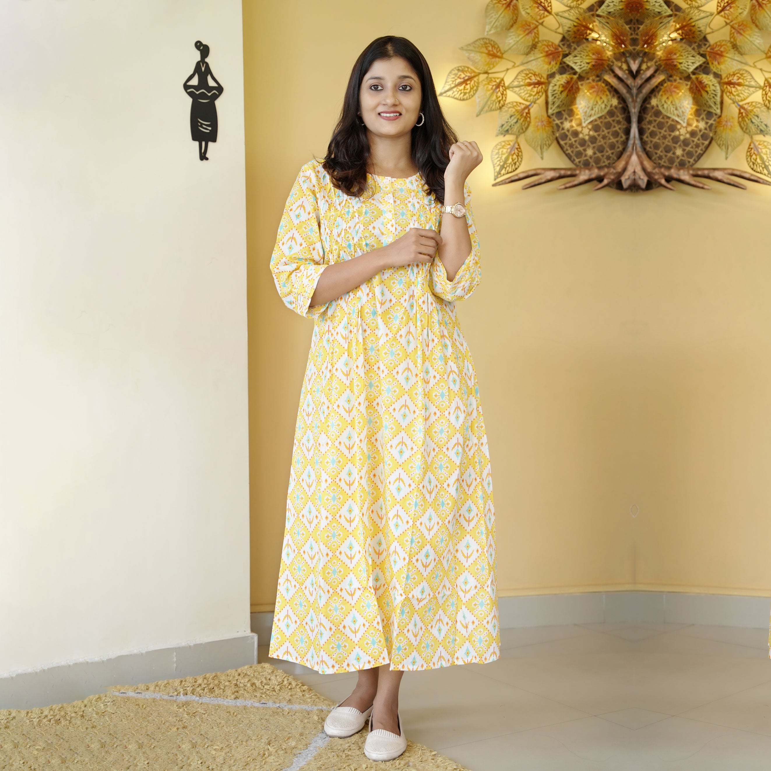 Load image into Gallery viewer, Pure Cotton Kurti-4527