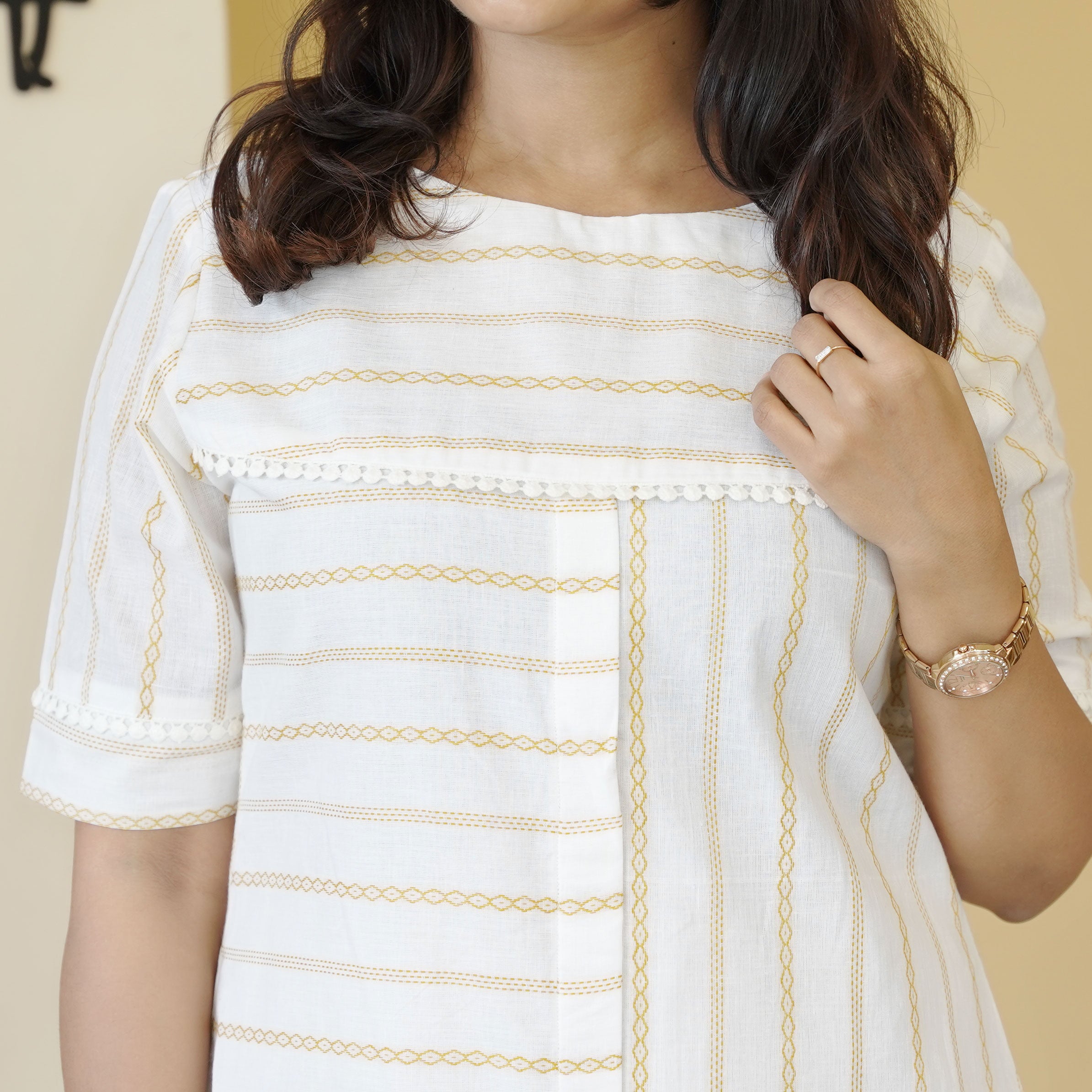 Load image into Gallery viewer, Pure Cotton Kurti-4519