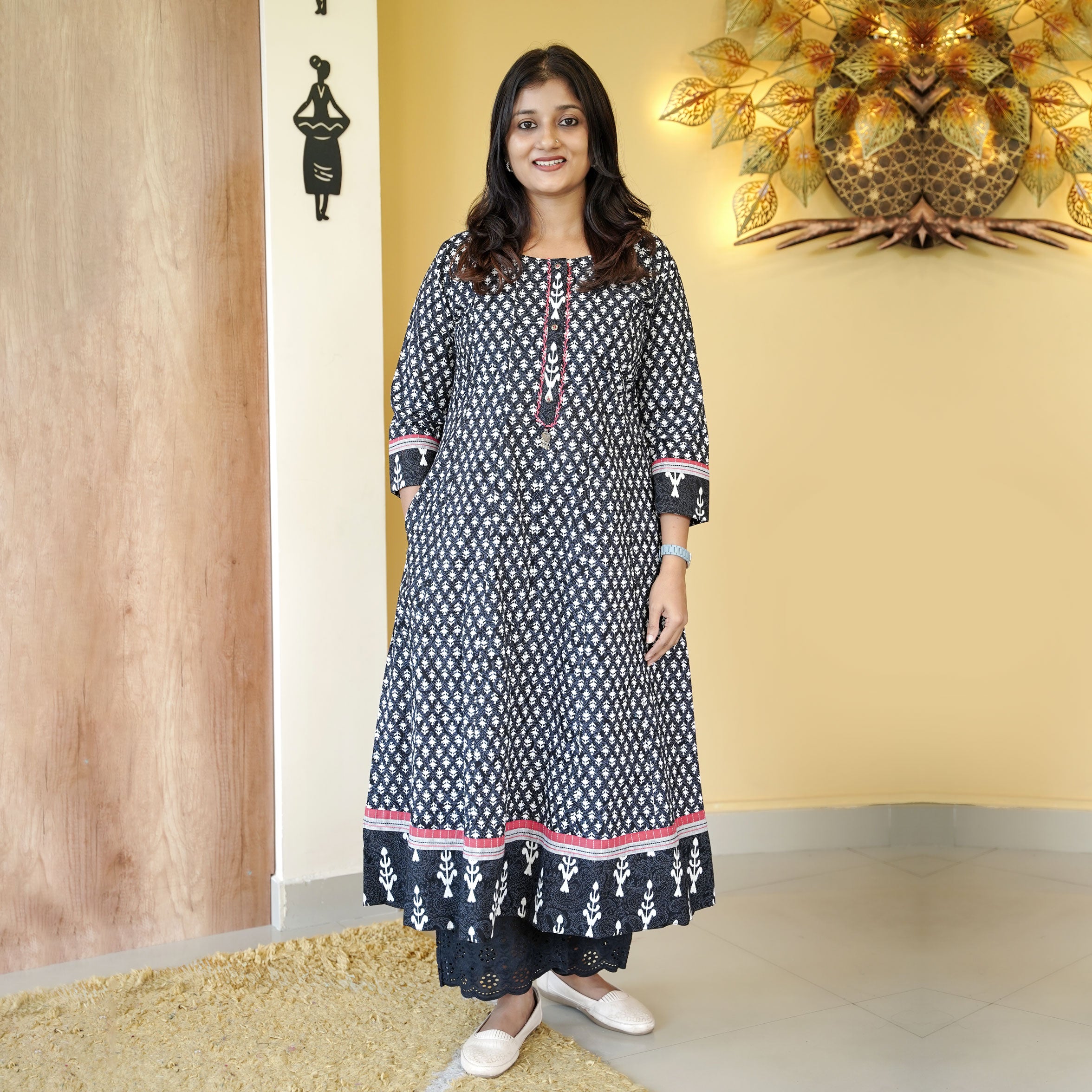 Load image into Gallery viewer, pure cotton kurti-4309