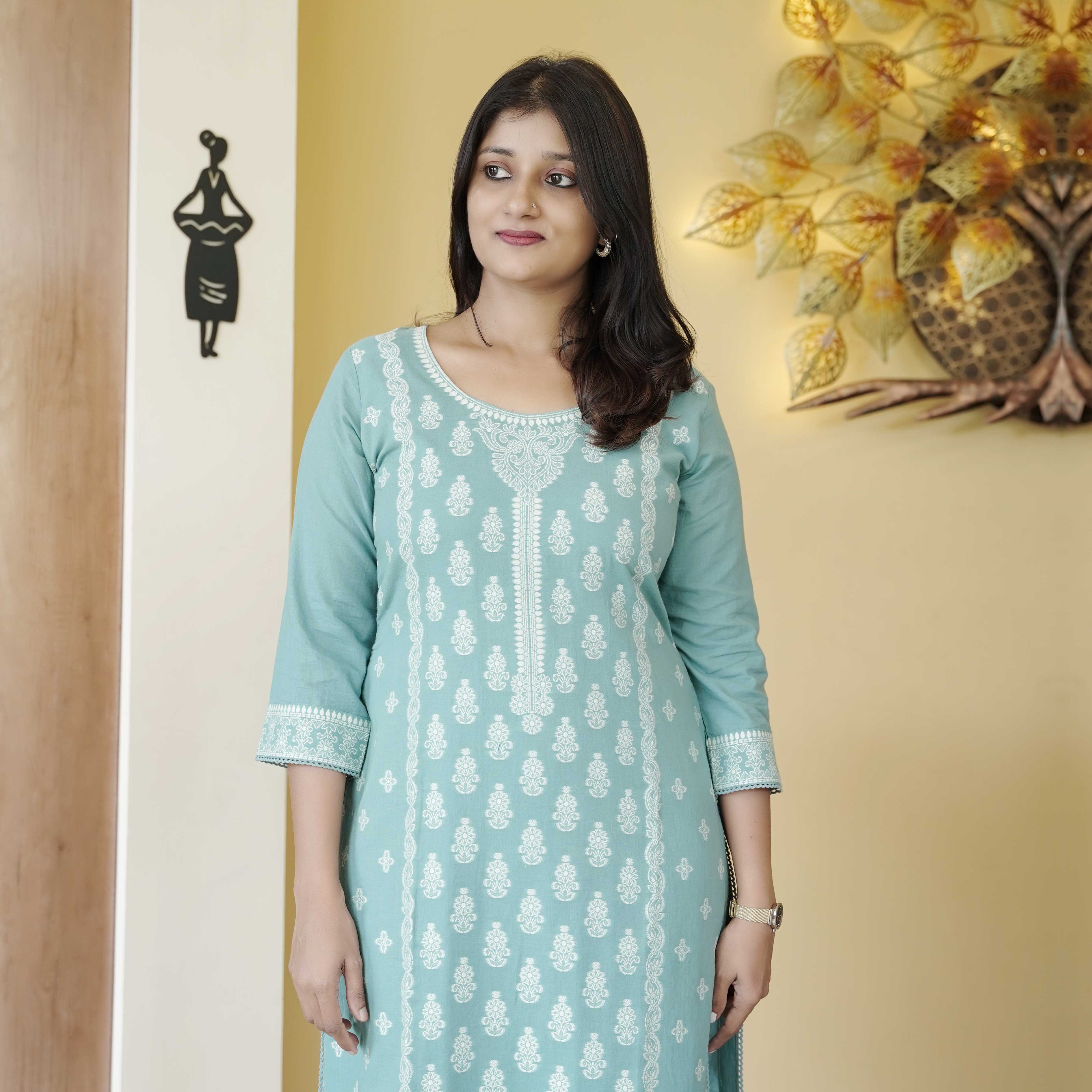 Load image into Gallery viewer, Pure Cotton Kurti-4476