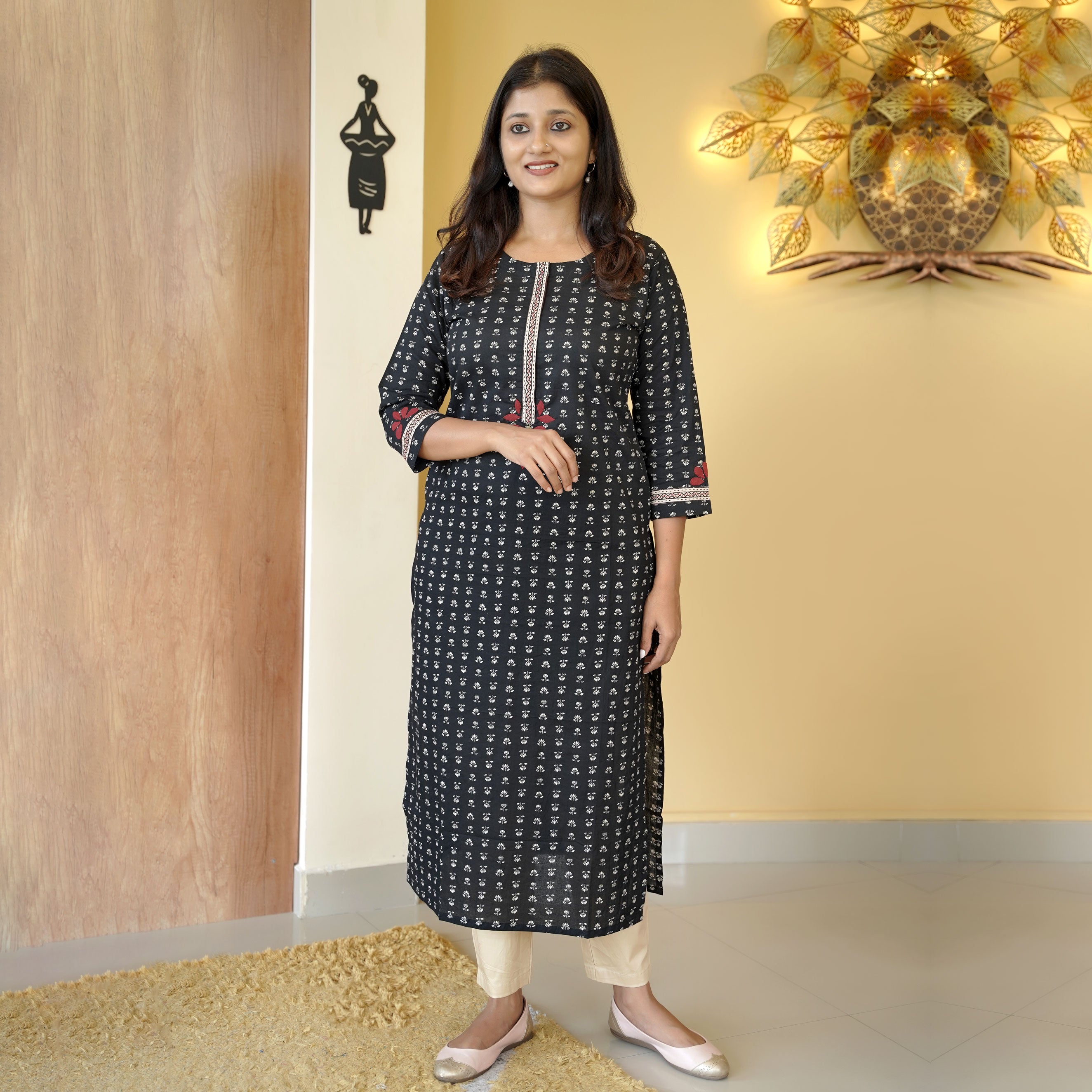 Load image into Gallery viewer, Pure Cotton Kurti-4536