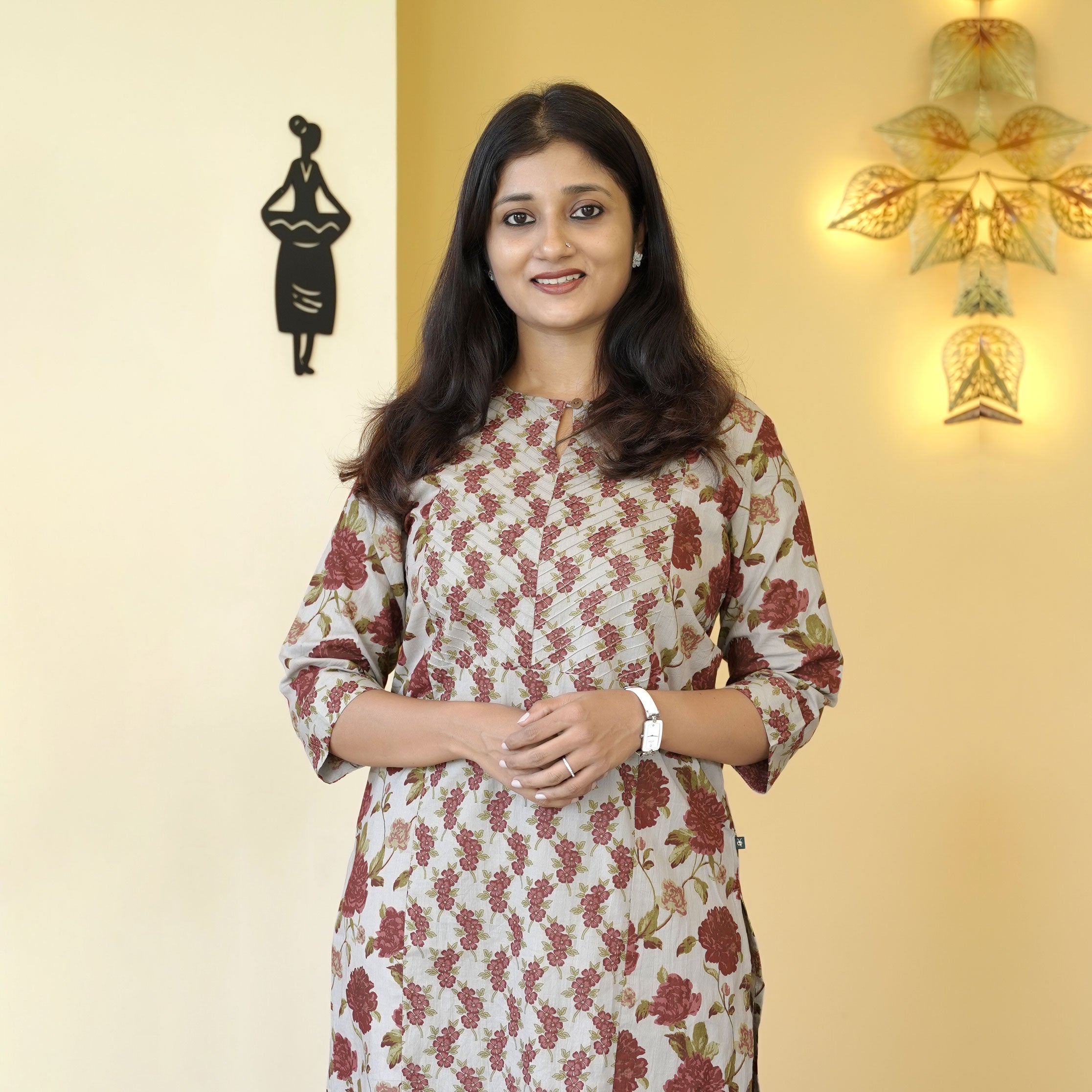 Load image into Gallery viewer, Printed Cotton Kurti Set-4632