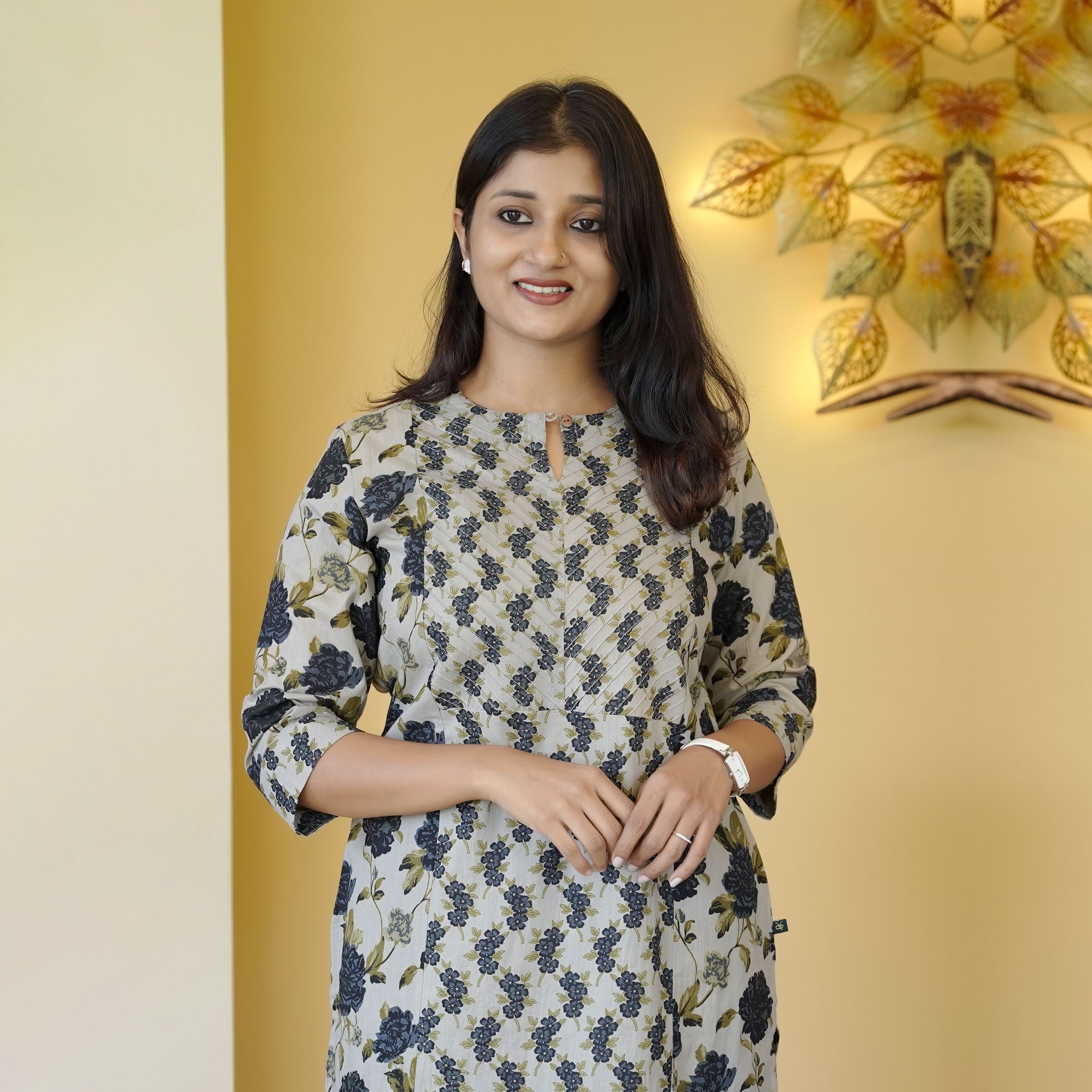 Load image into Gallery viewer, Printed Cotton Kurti Set-4632