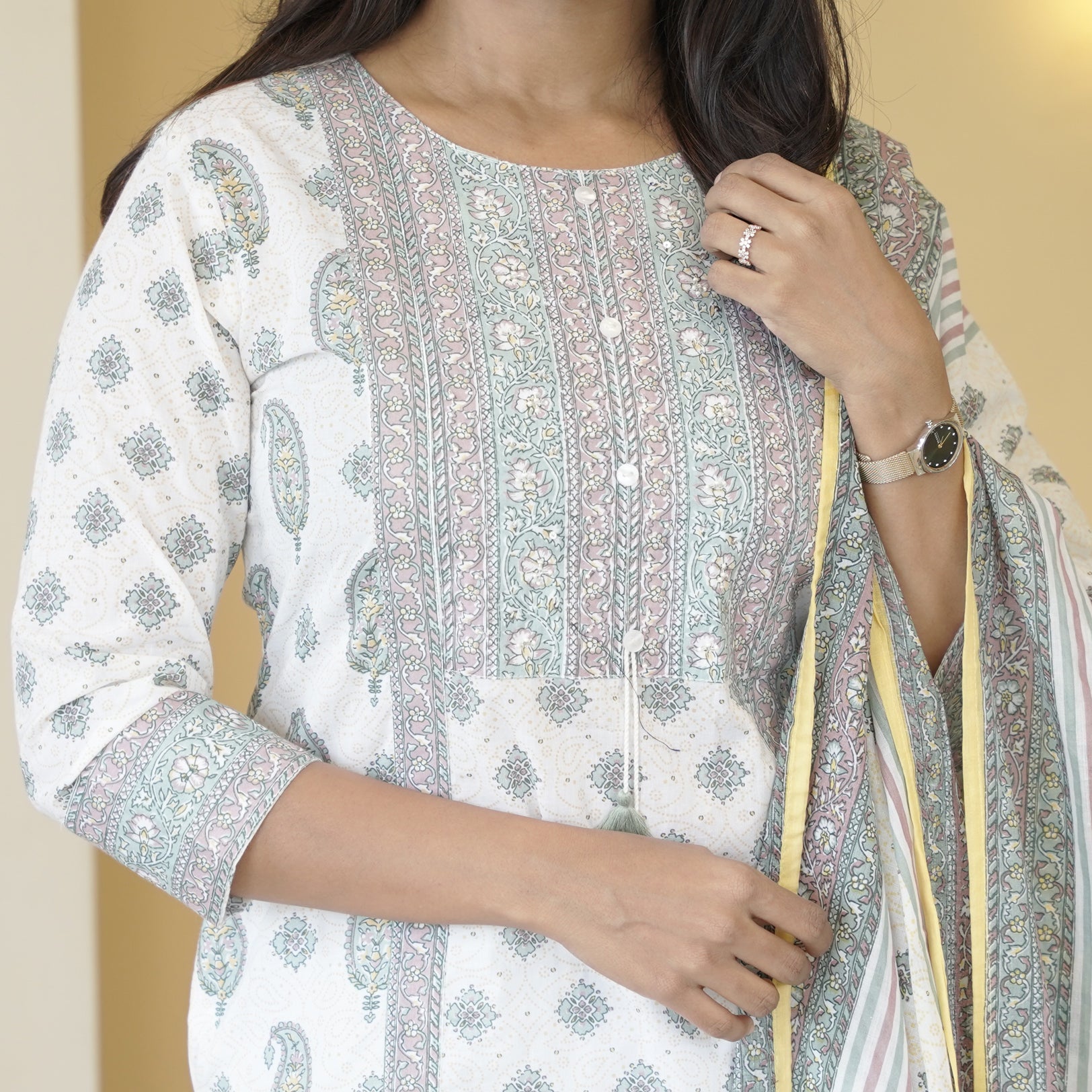 Load image into Gallery viewer, Pure Cotton Kurti Set - 4686