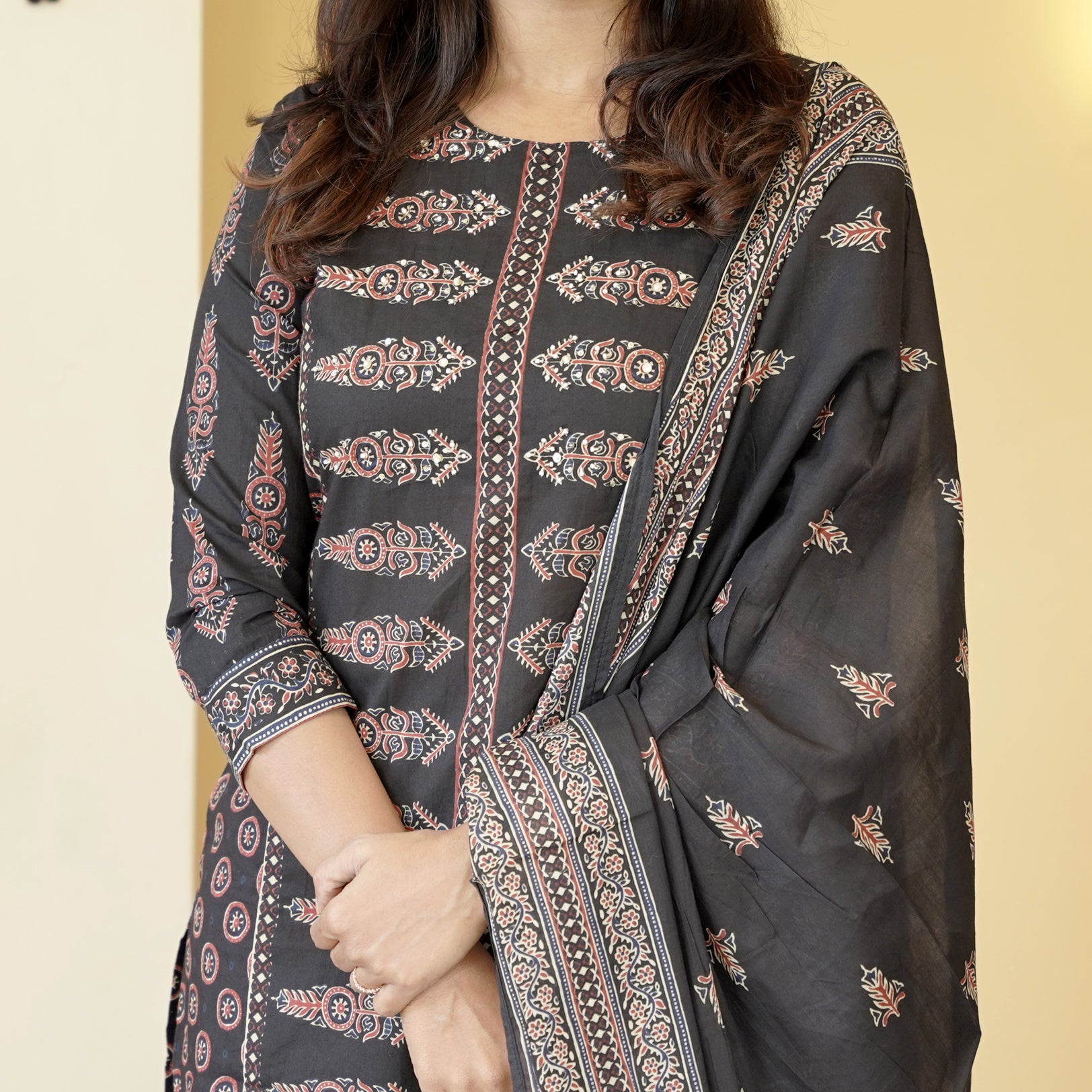 Load image into Gallery viewer, Pure Cotton Kurti Set - 4686