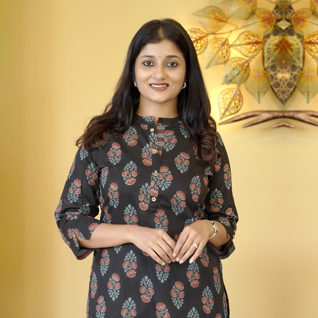 Load image into Gallery viewer, Pure Cotton Kurti Set - 4694