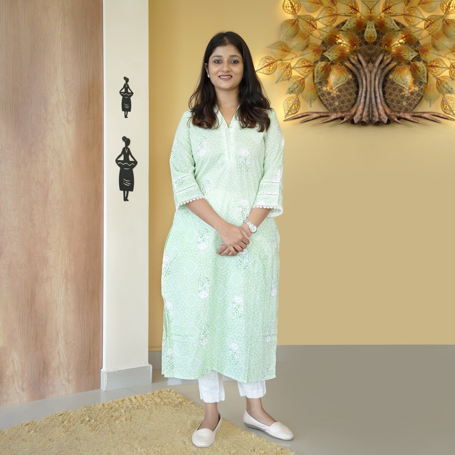 Load image into Gallery viewer, Pure Cotton Kurti-4705