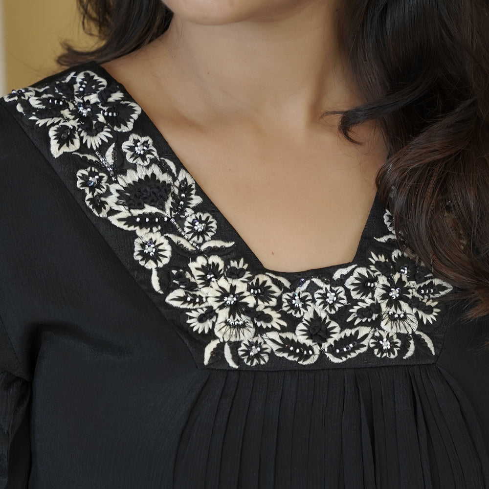 Load image into Gallery viewer, Crepe Silk Kurti Set - 4716