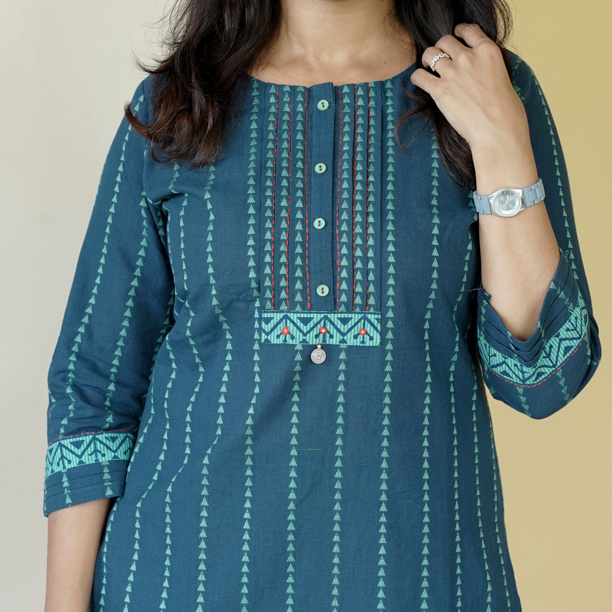 Load image into Gallery viewer, Pure Cotton Kurti -4648