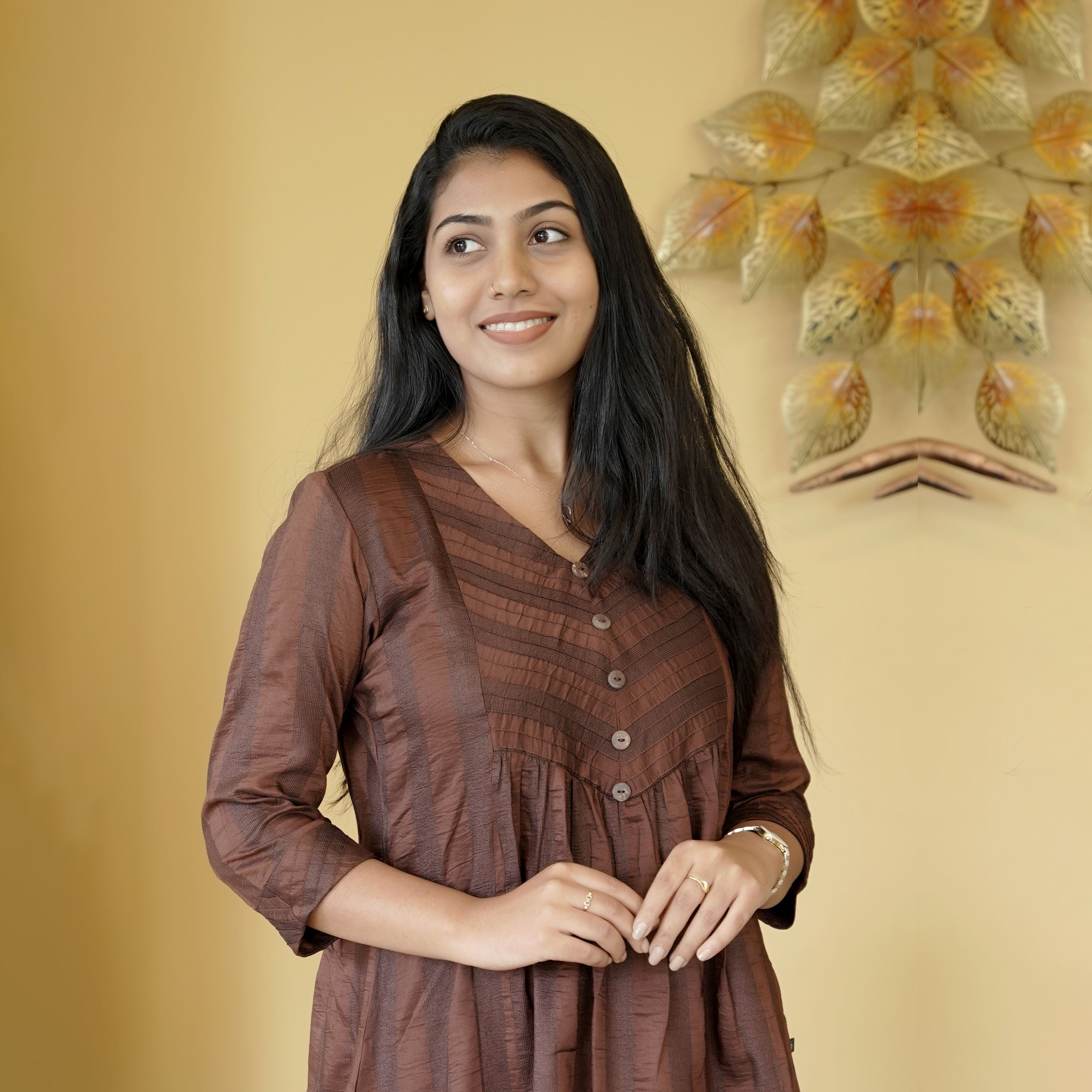 Load image into Gallery viewer, Crepe Silk Kurti-4745