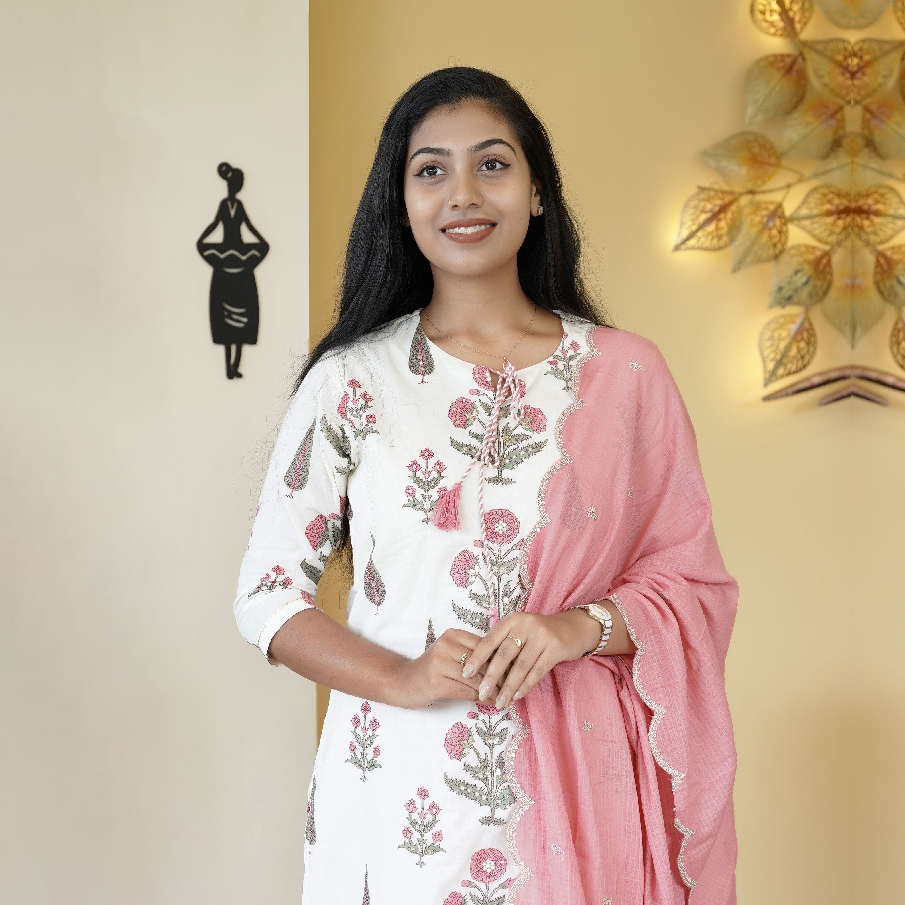 Load image into Gallery viewer, Pure Cotton Kurti Set-4751