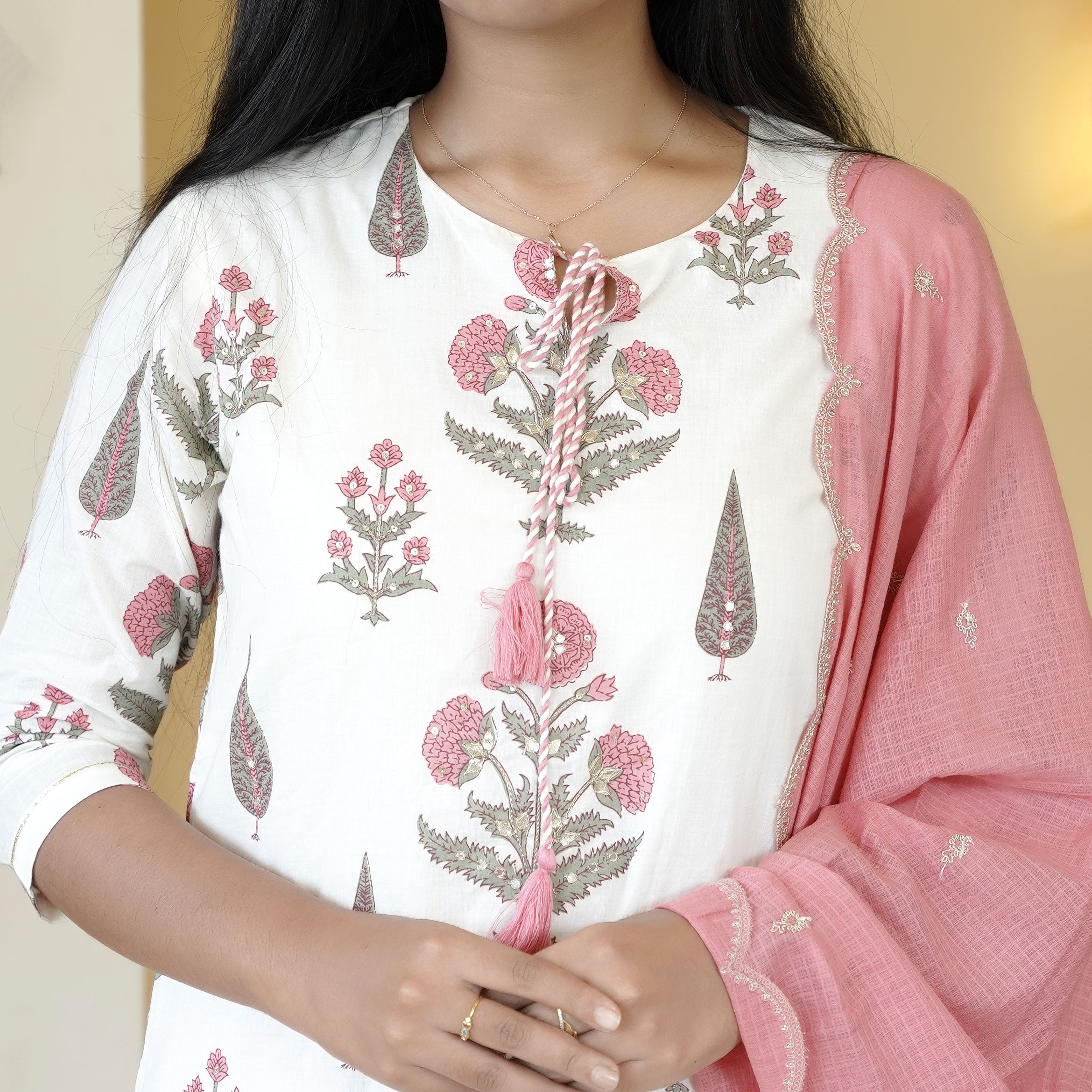 Load image into Gallery viewer, Pure Cotton Kurti Set-4751