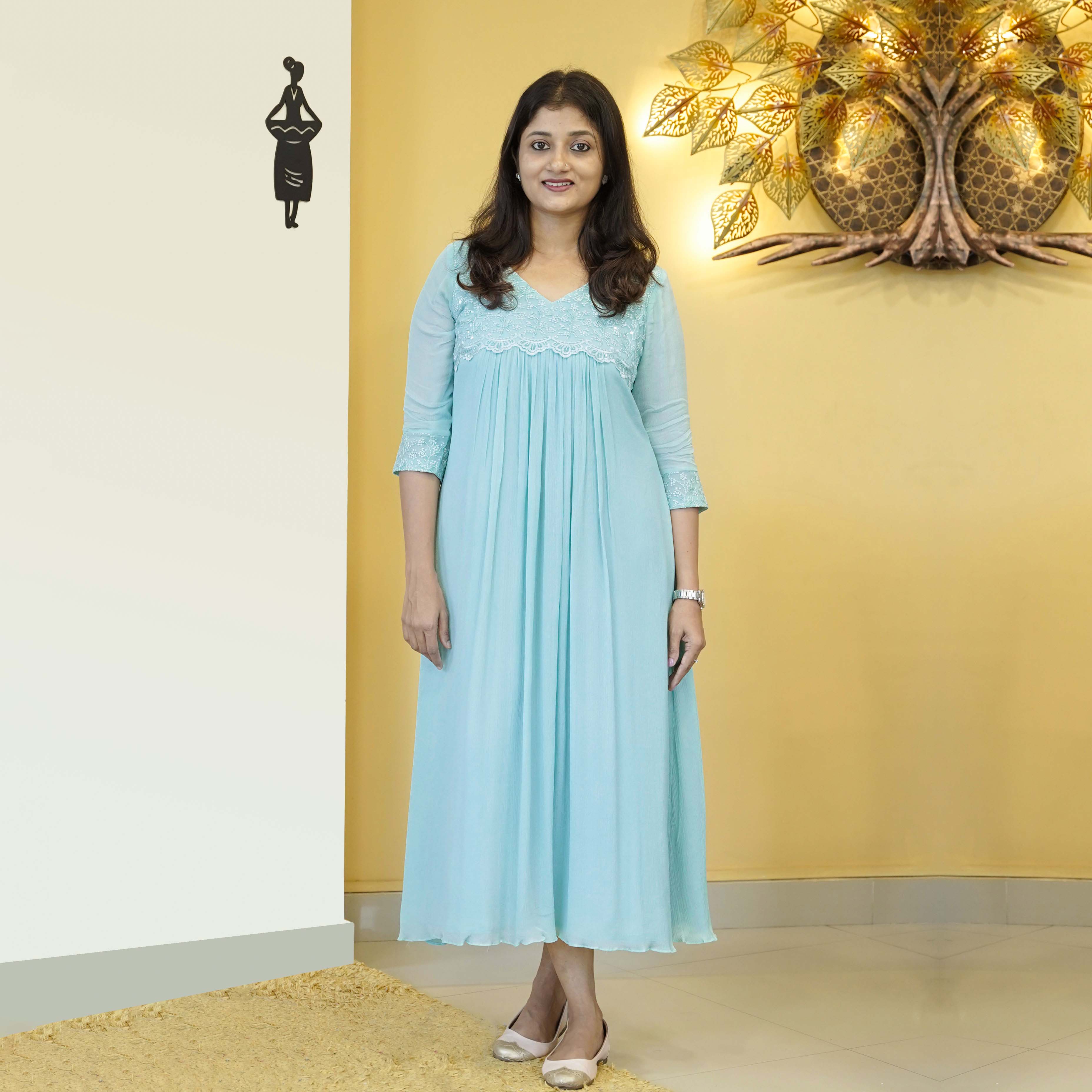 Load image into Gallery viewer, Chinnon Chiffon Designer Wear-4826 (pre-order)