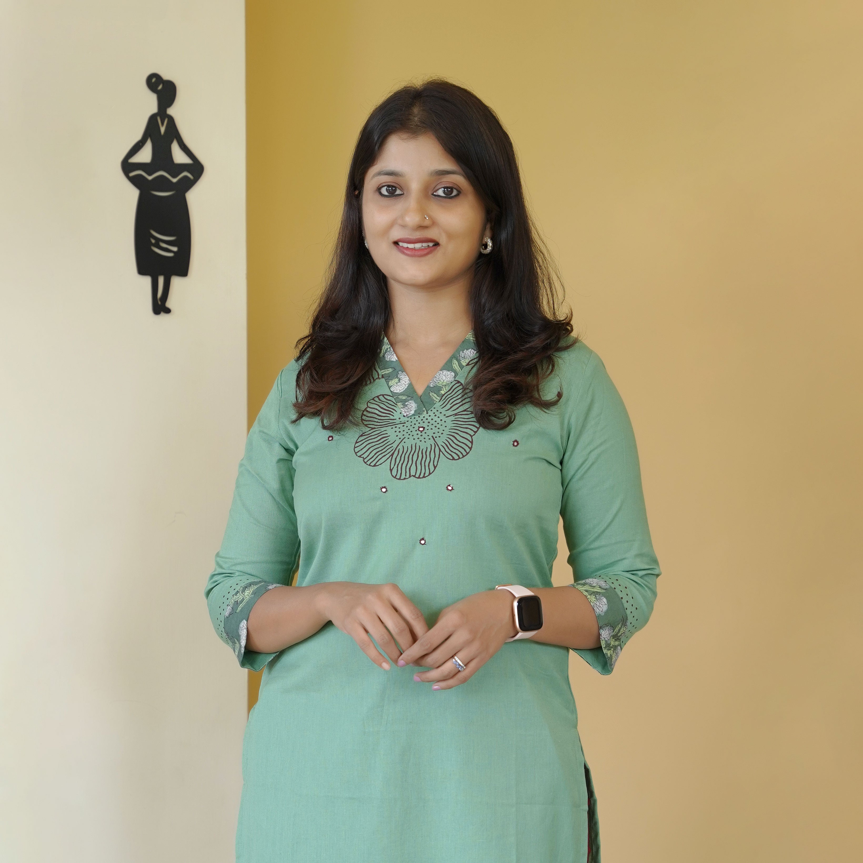 Load image into Gallery viewer, Pure Cotton Kurti-4421