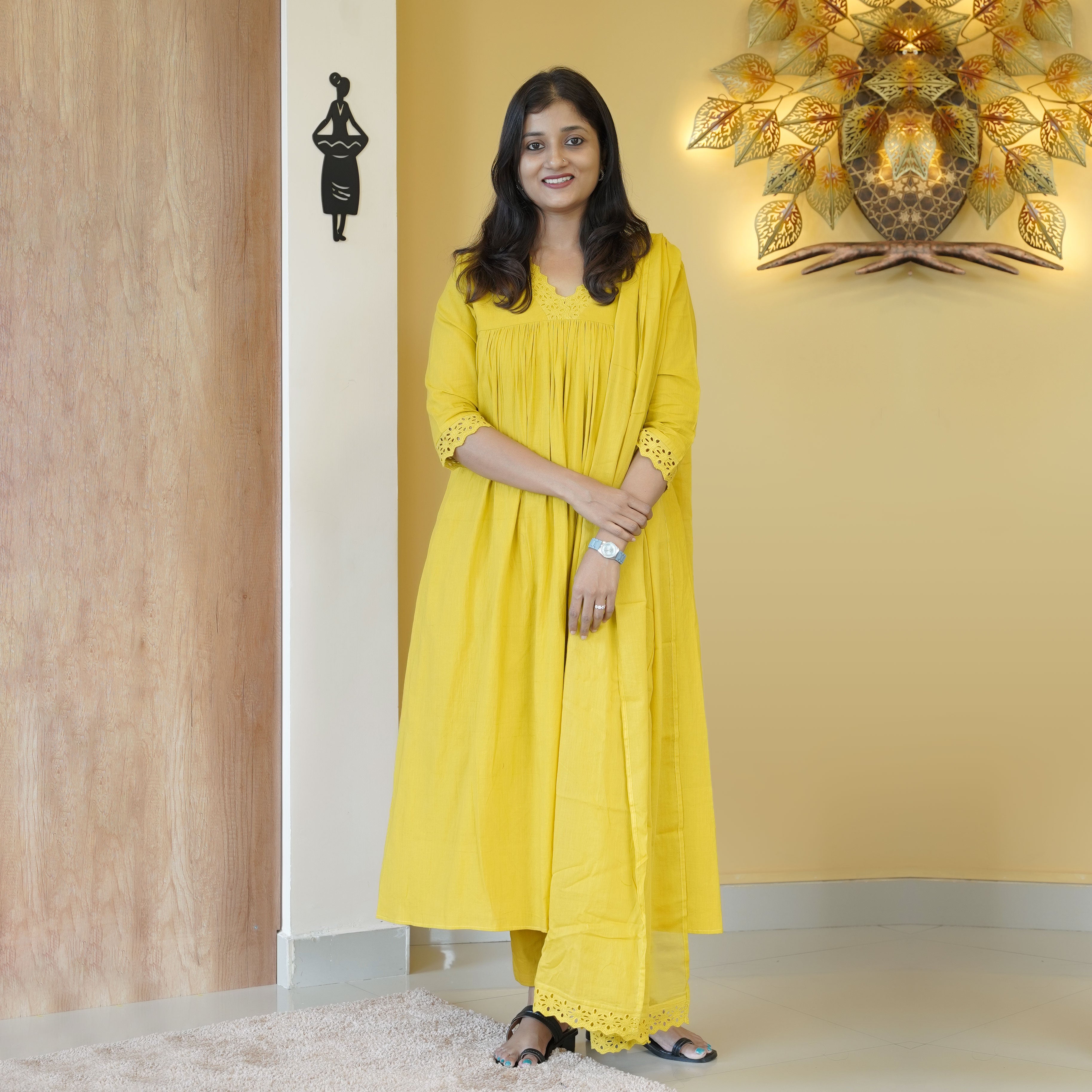 Load image into Gallery viewer, Cotton Designer Kurti Set (PRE-ORDER) - 4877