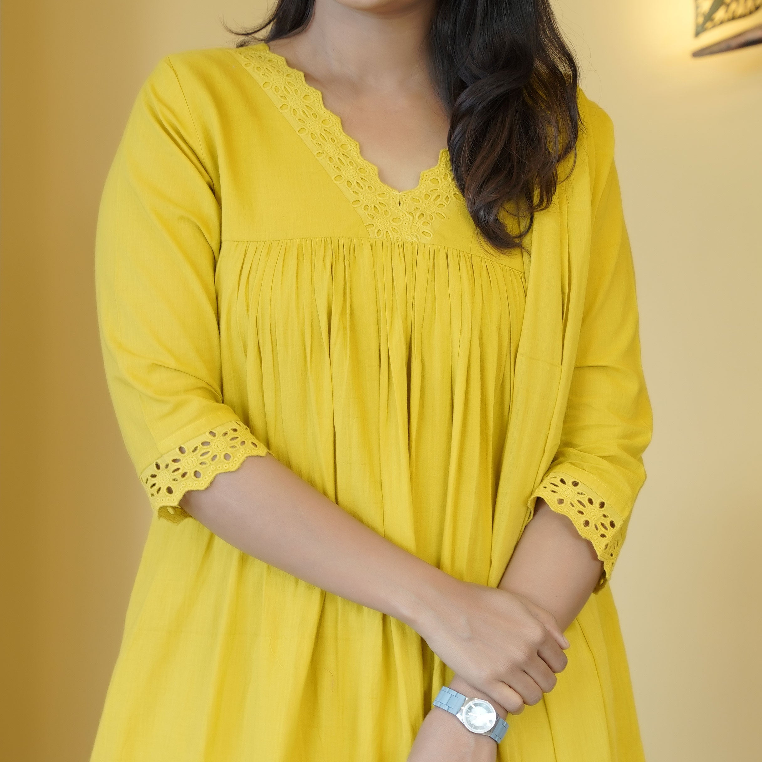 Load image into Gallery viewer, Cotton Designer Kurti Set (PRE-ORDER) - 4877