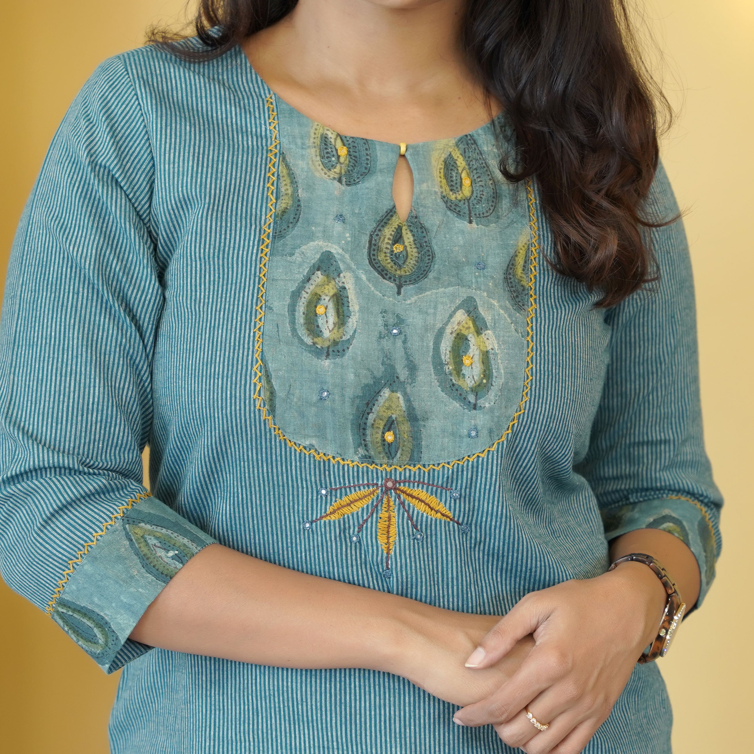 Load image into Gallery viewer, Pure Cotton Kurti-4695