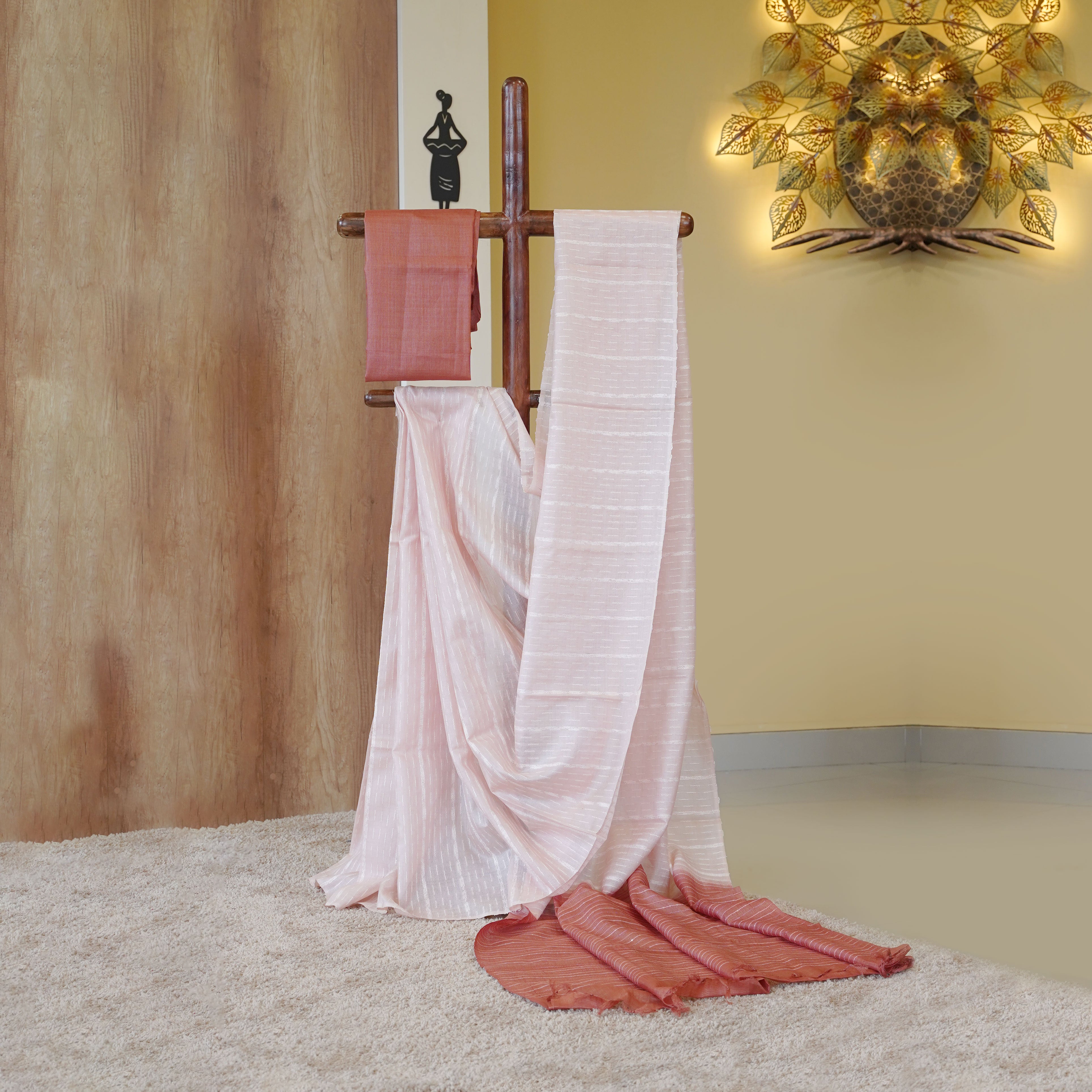 Load image into Gallery viewer, Pure Tussar Silk Saree-4821