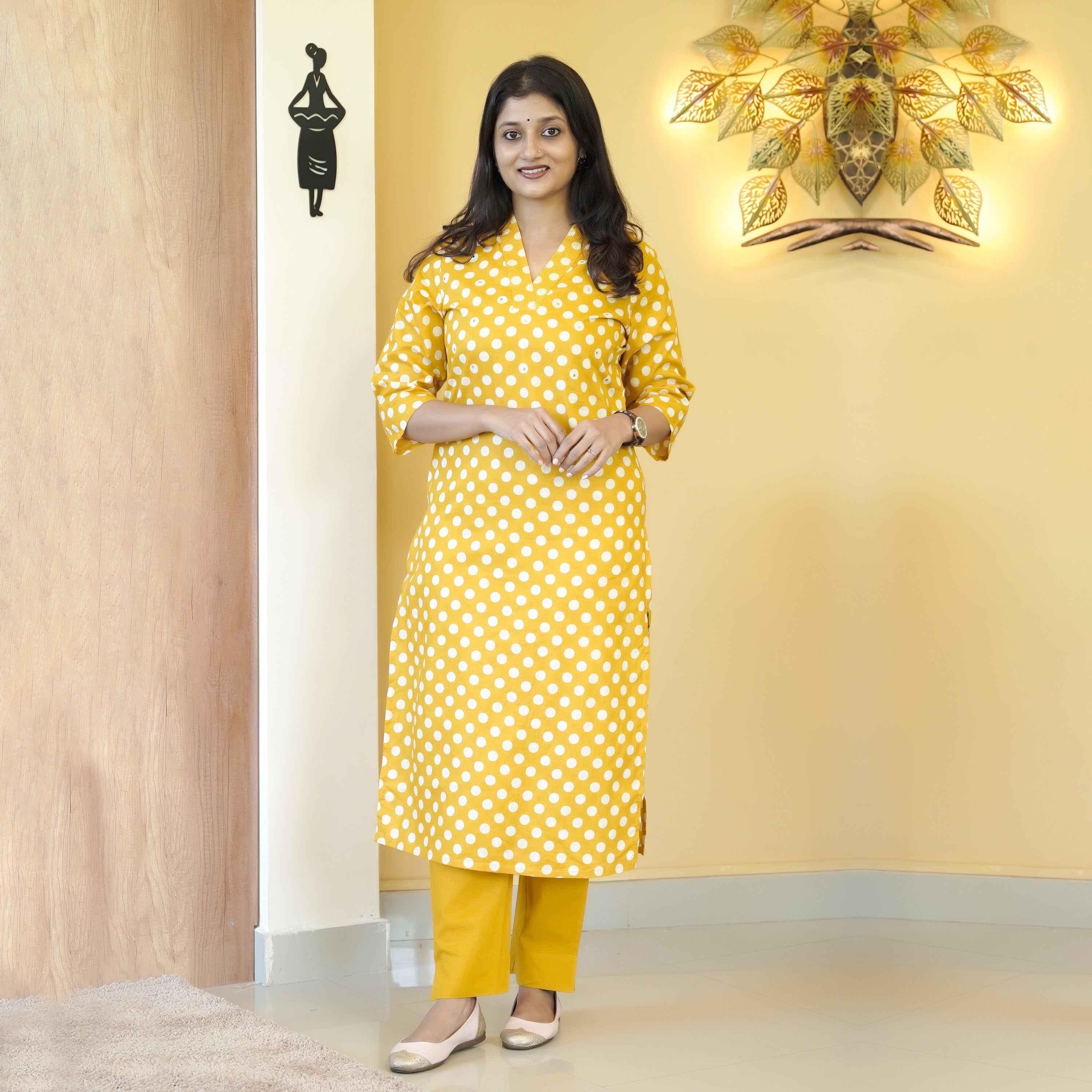 Load image into Gallery viewer, Pure Cotton Kurti Set - 4910