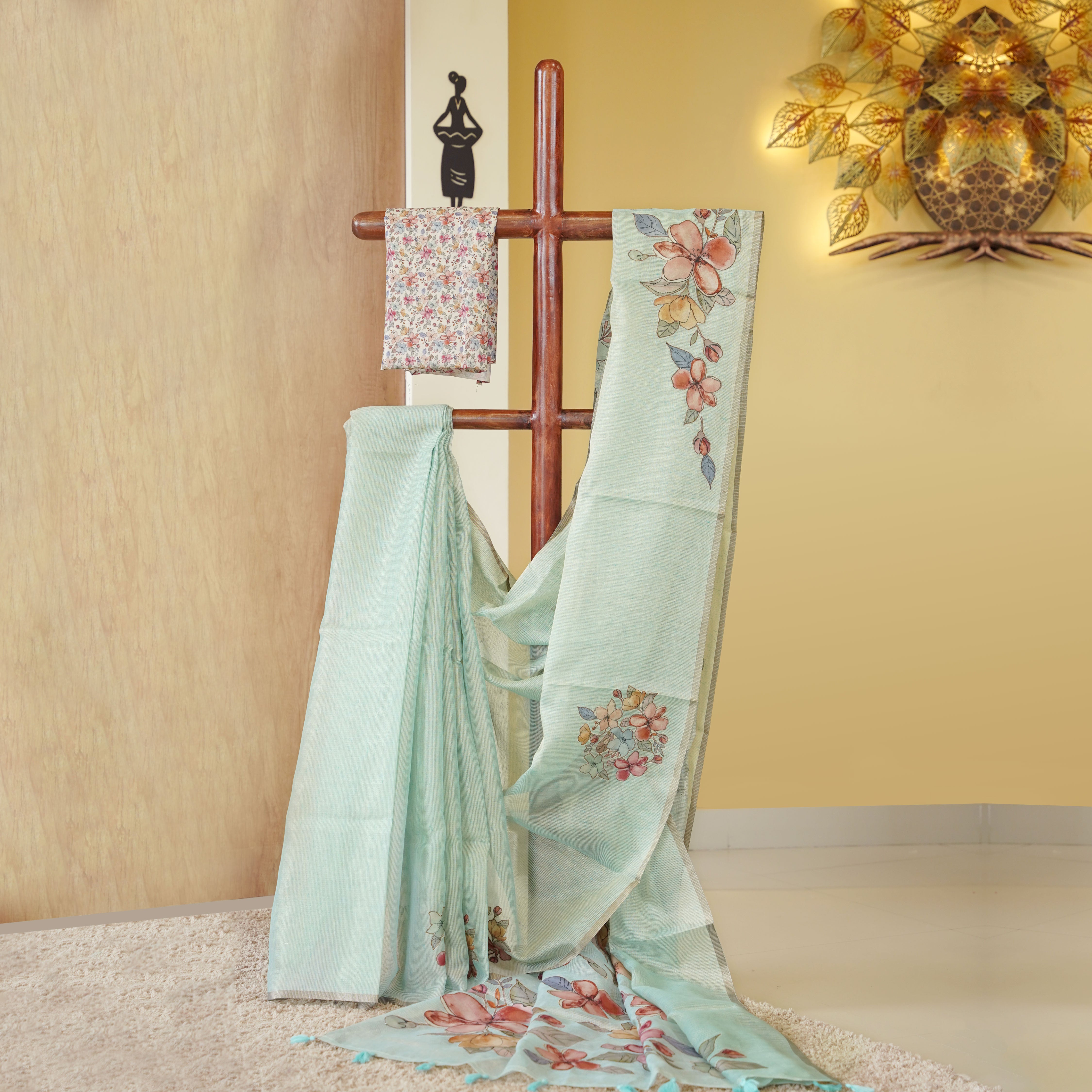 Load image into Gallery viewer, SEMI SILK SAREE - 4913