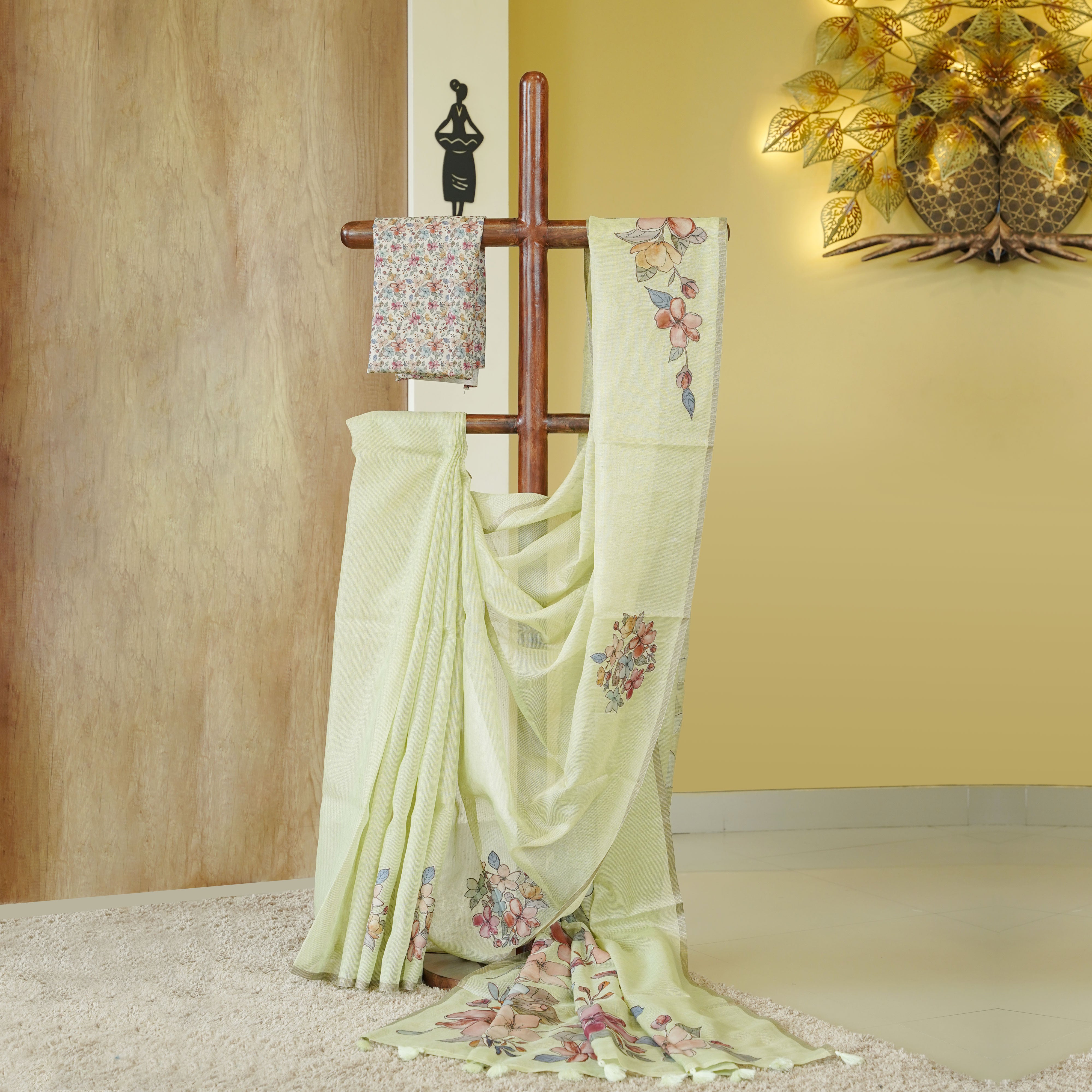 Load image into Gallery viewer, SEMI SILK SAREE - 4913