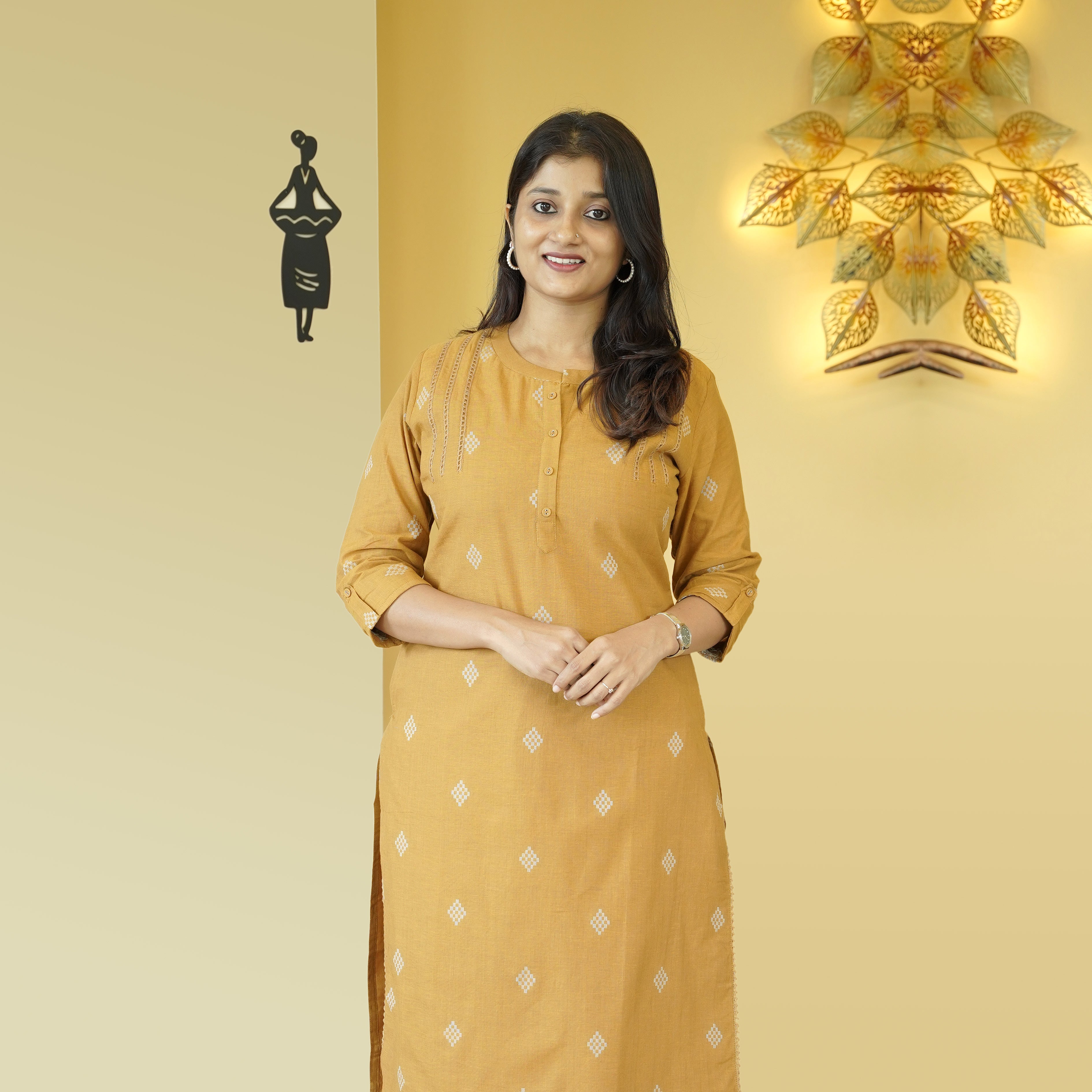 Load image into Gallery viewer, COTTON KURTI - 4366