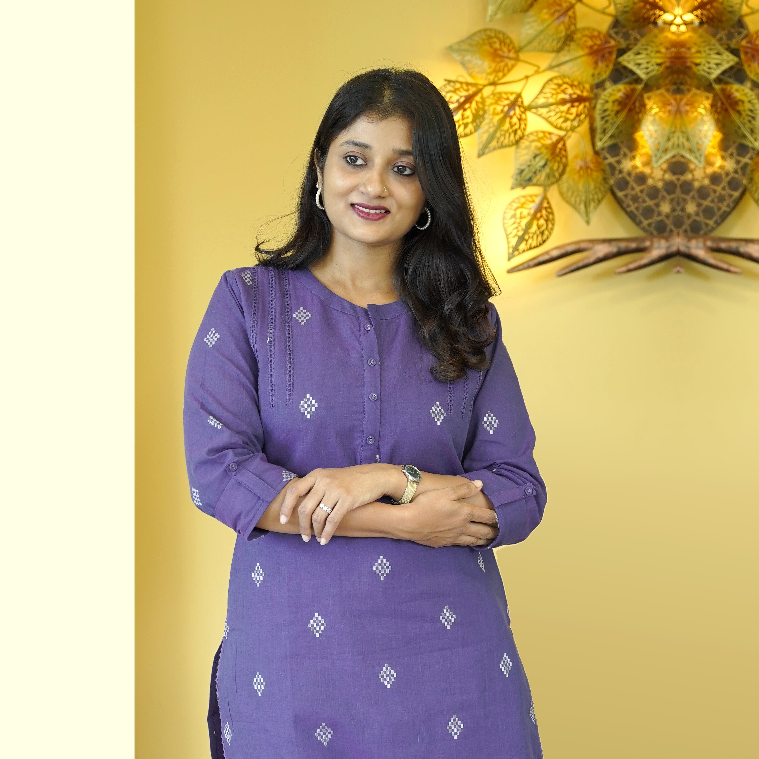 Load image into Gallery viewer, COTTON KURTI - 4366