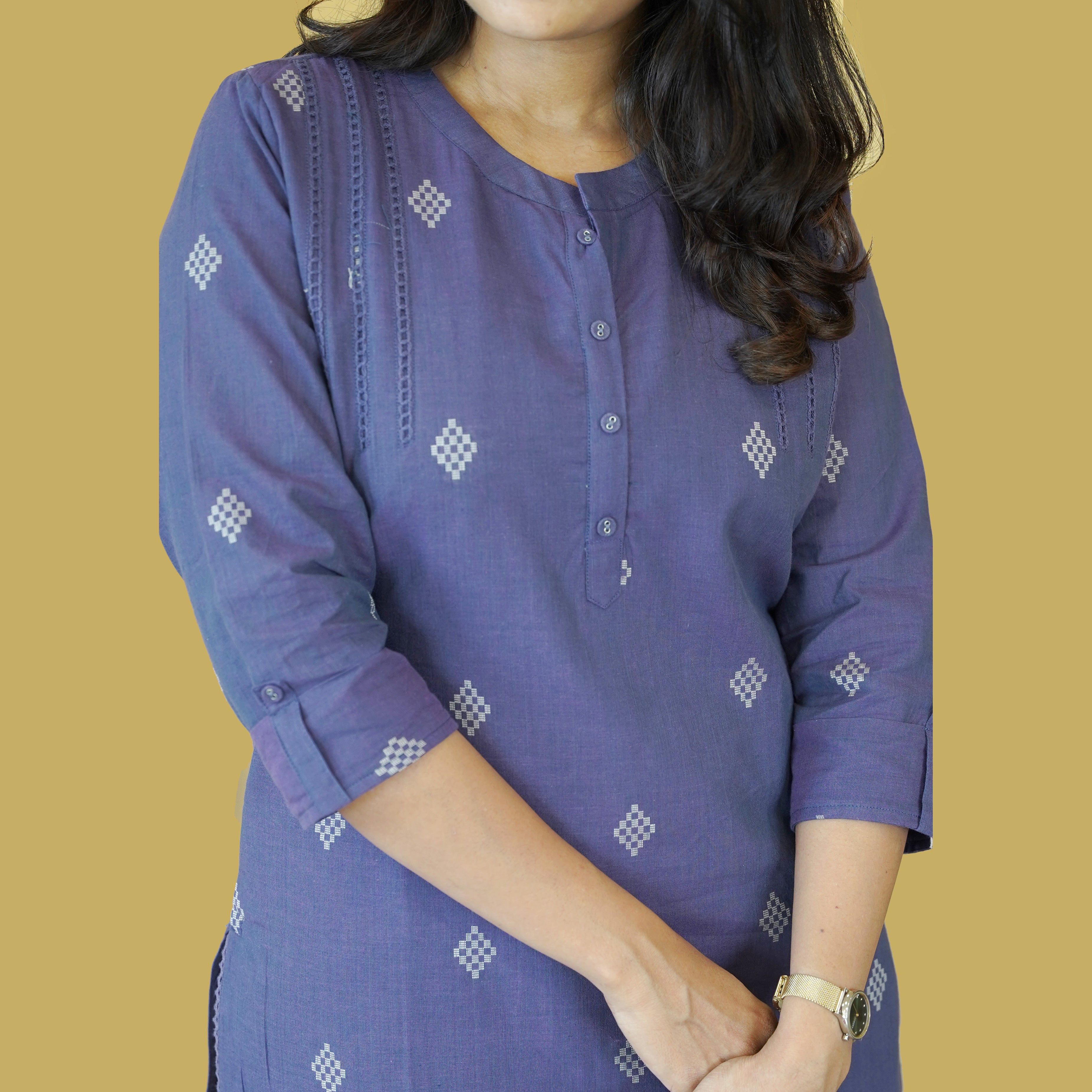 Load image into Gallery viewer, COTTON KURTI - 4366