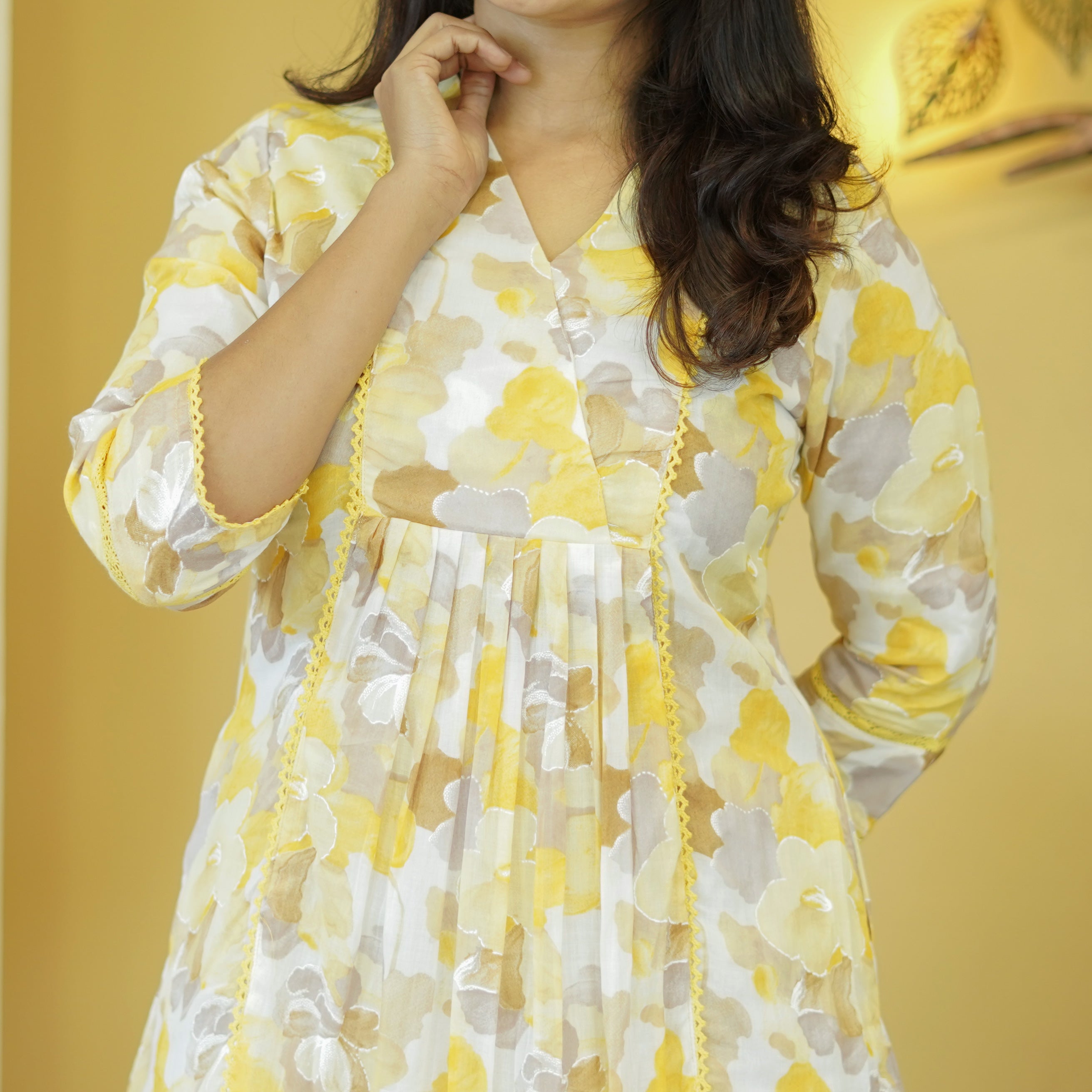 Load image into Gallery viewer, SOFT MULL COTTON KURTI -4976