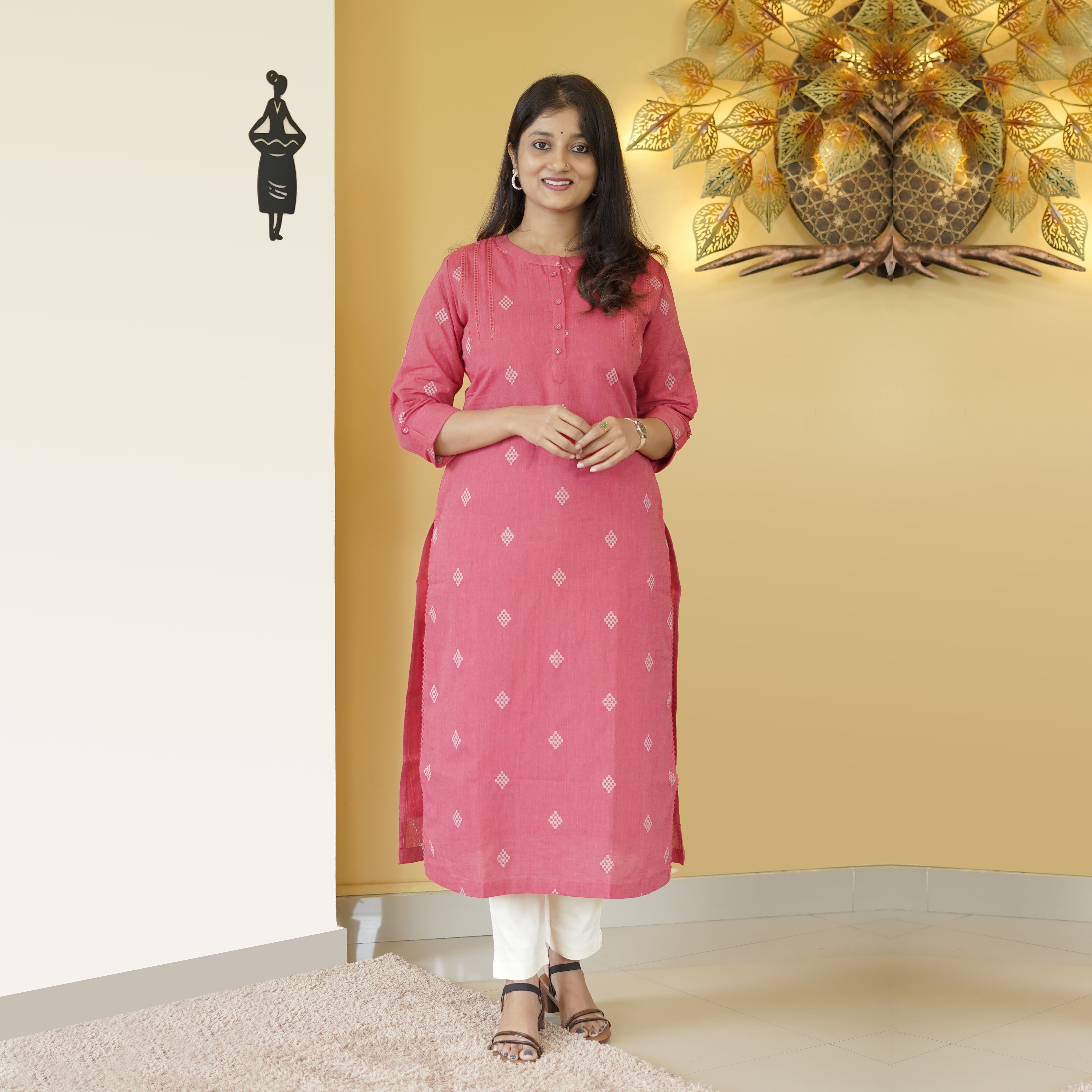 Load image into Gallery viewer, COTTON KURTI - 4366