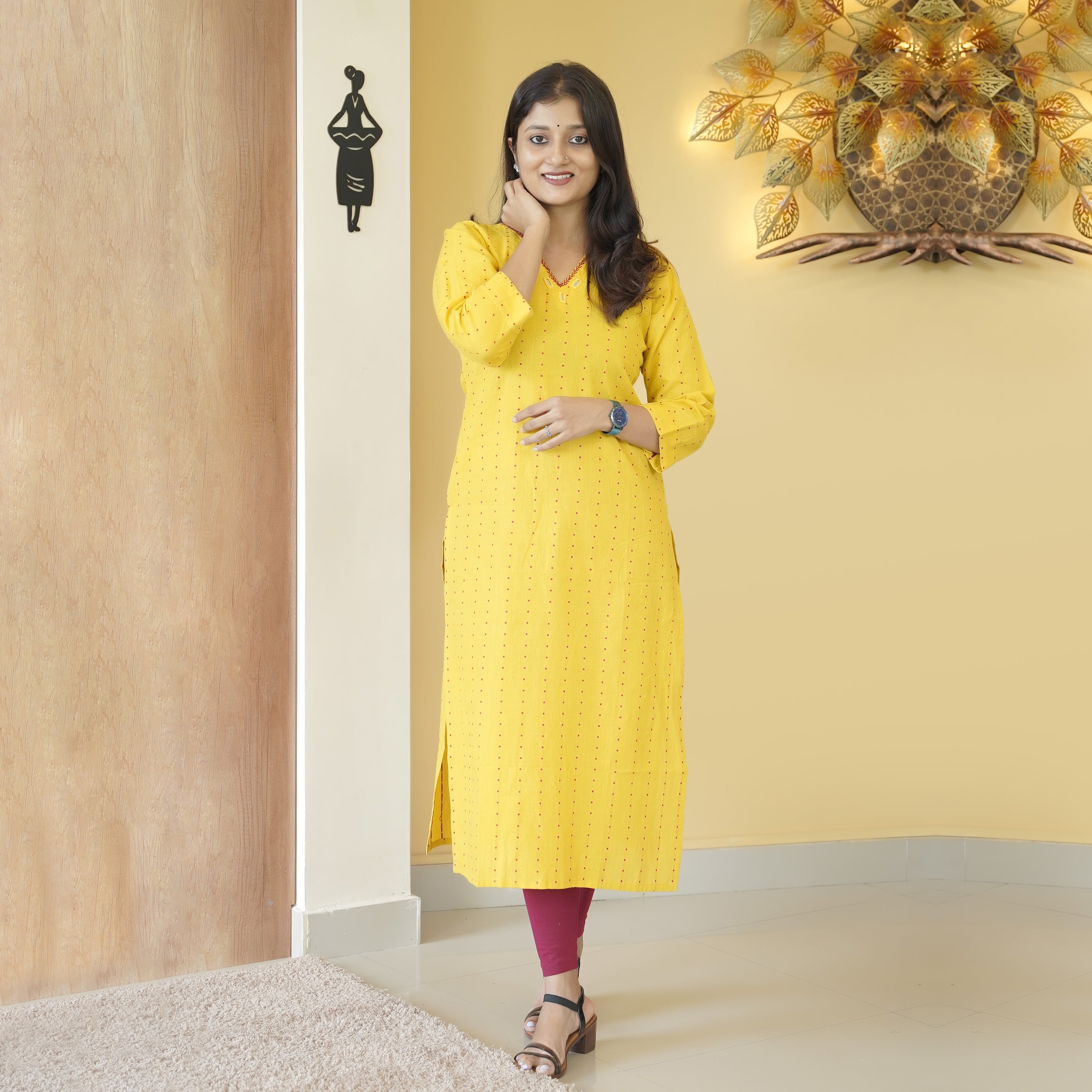 Load image into Gallery viewer, Pure Cotton Kurti-5036