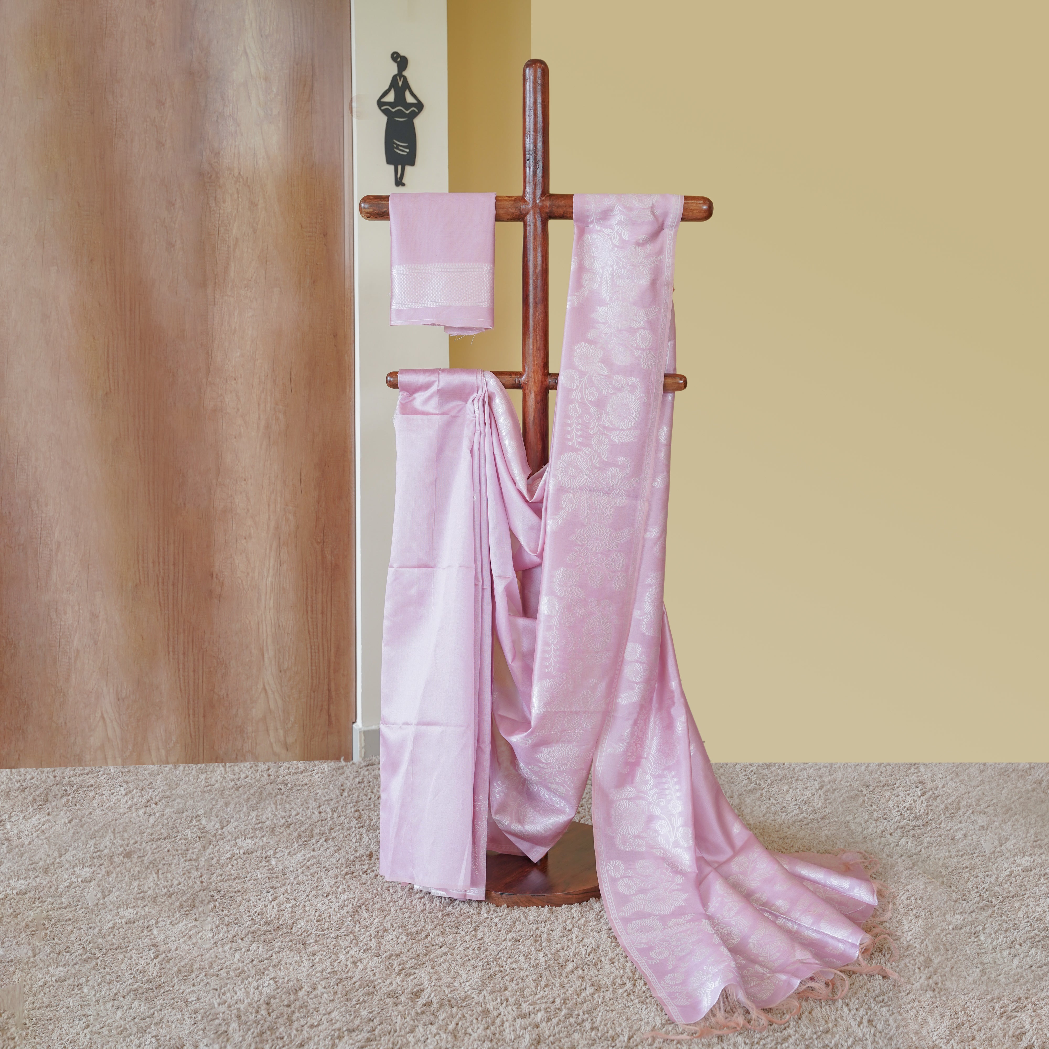 Load image into Gallery viewer, Semi Tusser Silk Saree-4811