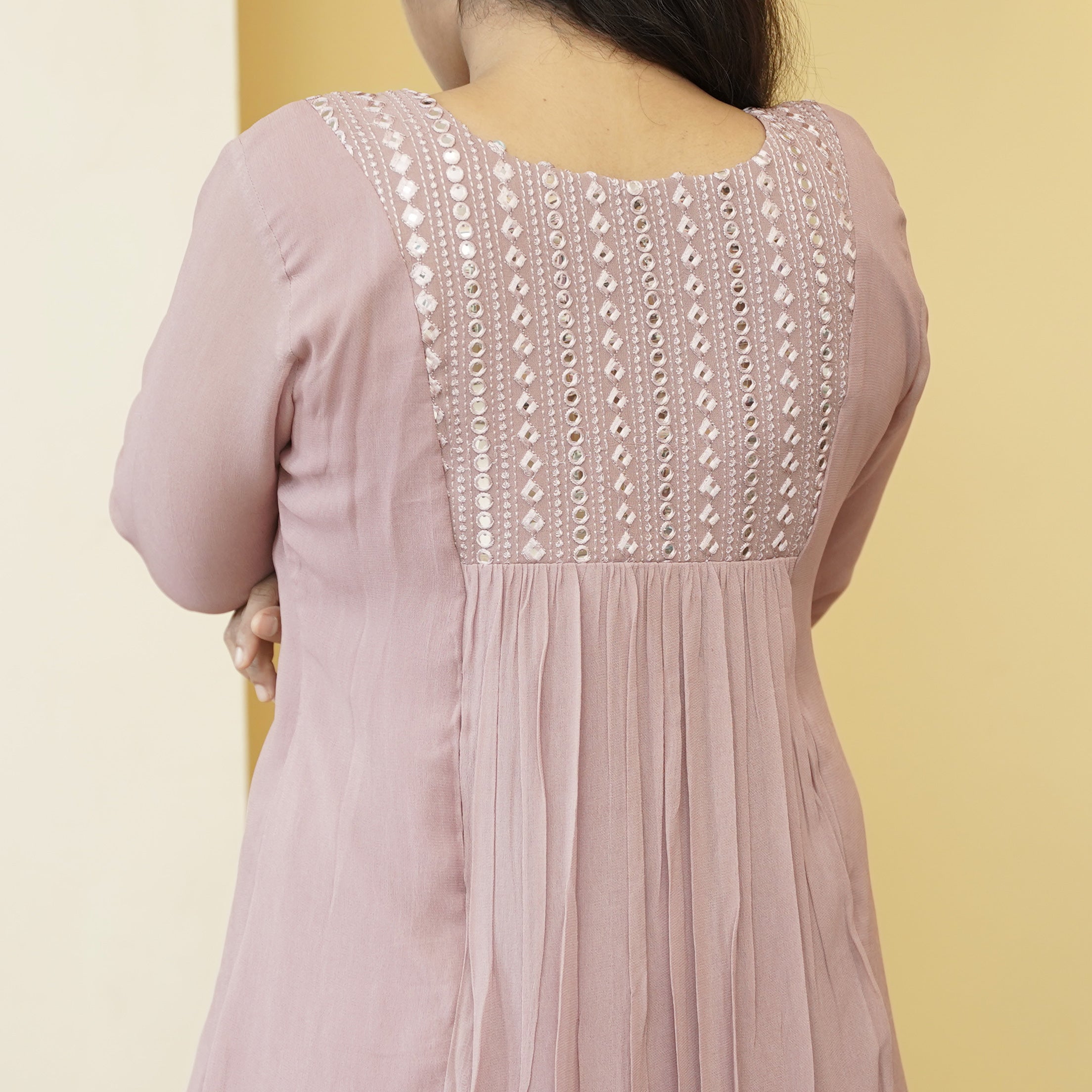 Load image into Gallery viewer, Pure Viscose Georgette Designer Kurti (Pre-Order)-5119