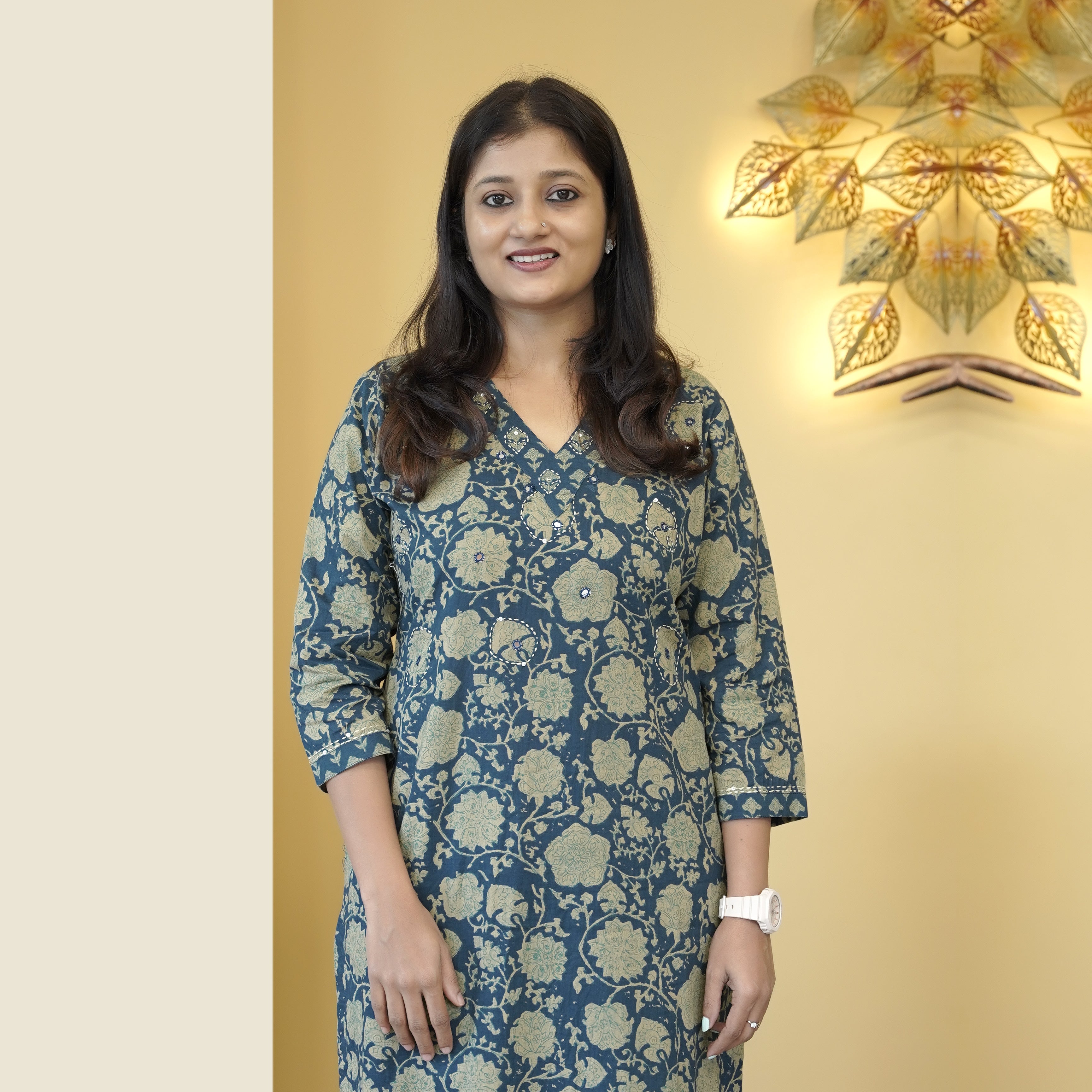 Load image into Gallery viewer, Printed Cotton Kurti Set-5123